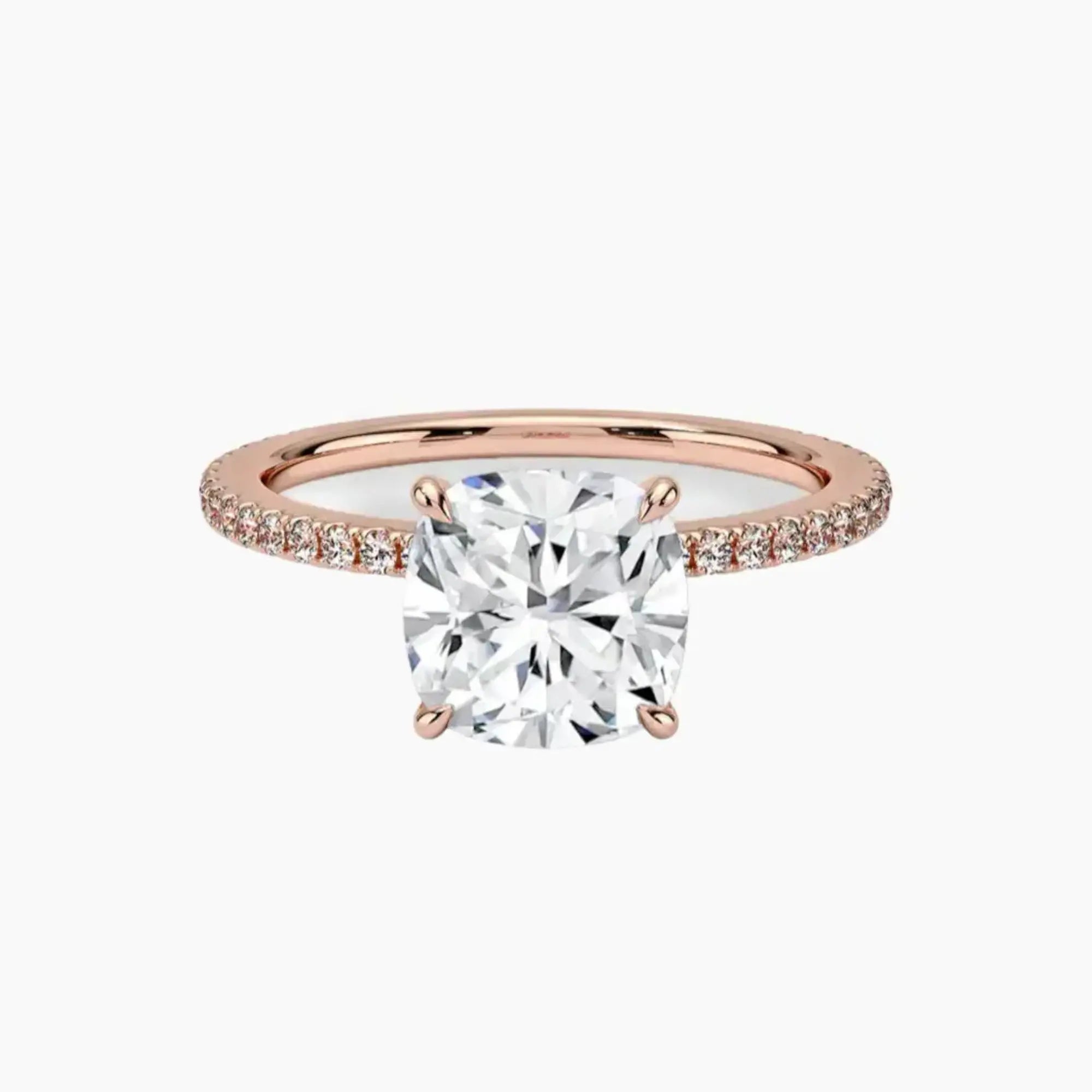 OBSER228 - Adalia Cushion engagement ring setting view 4