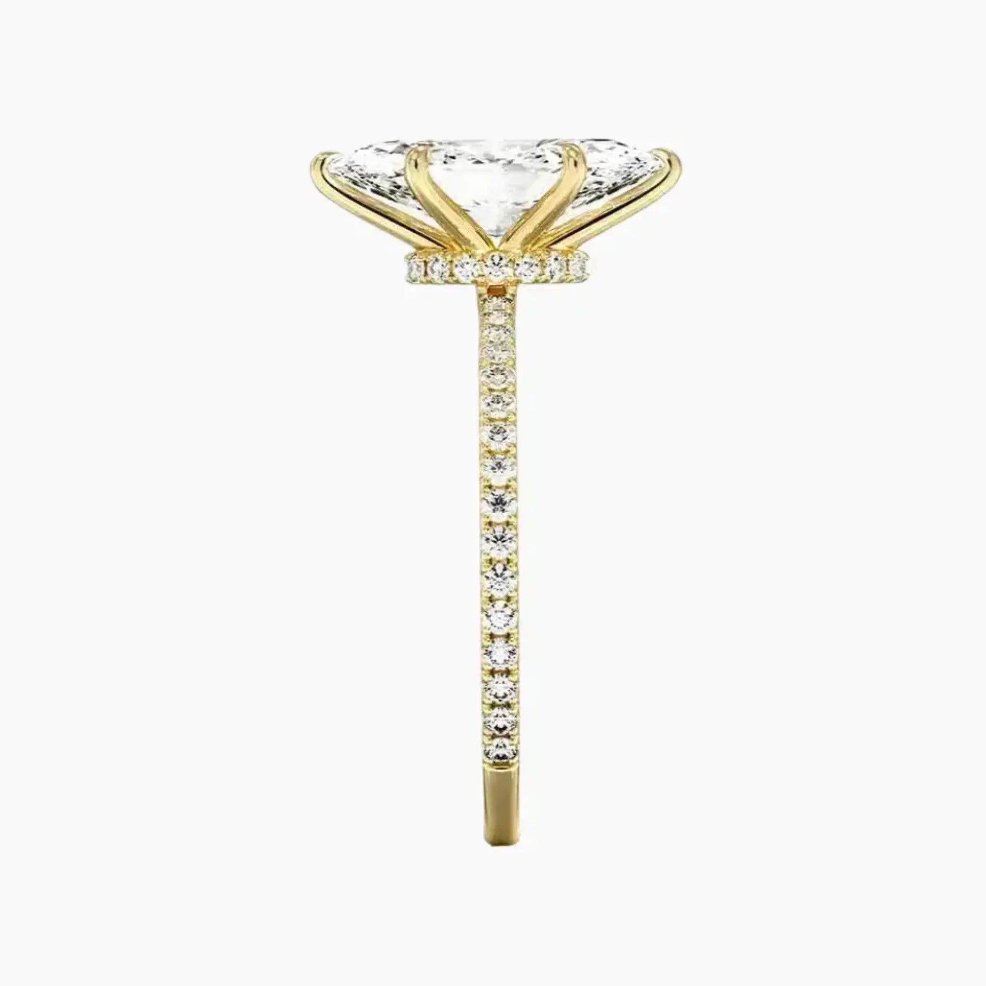 OBSER058 - Adalia Marquise engagement ring setting view 9