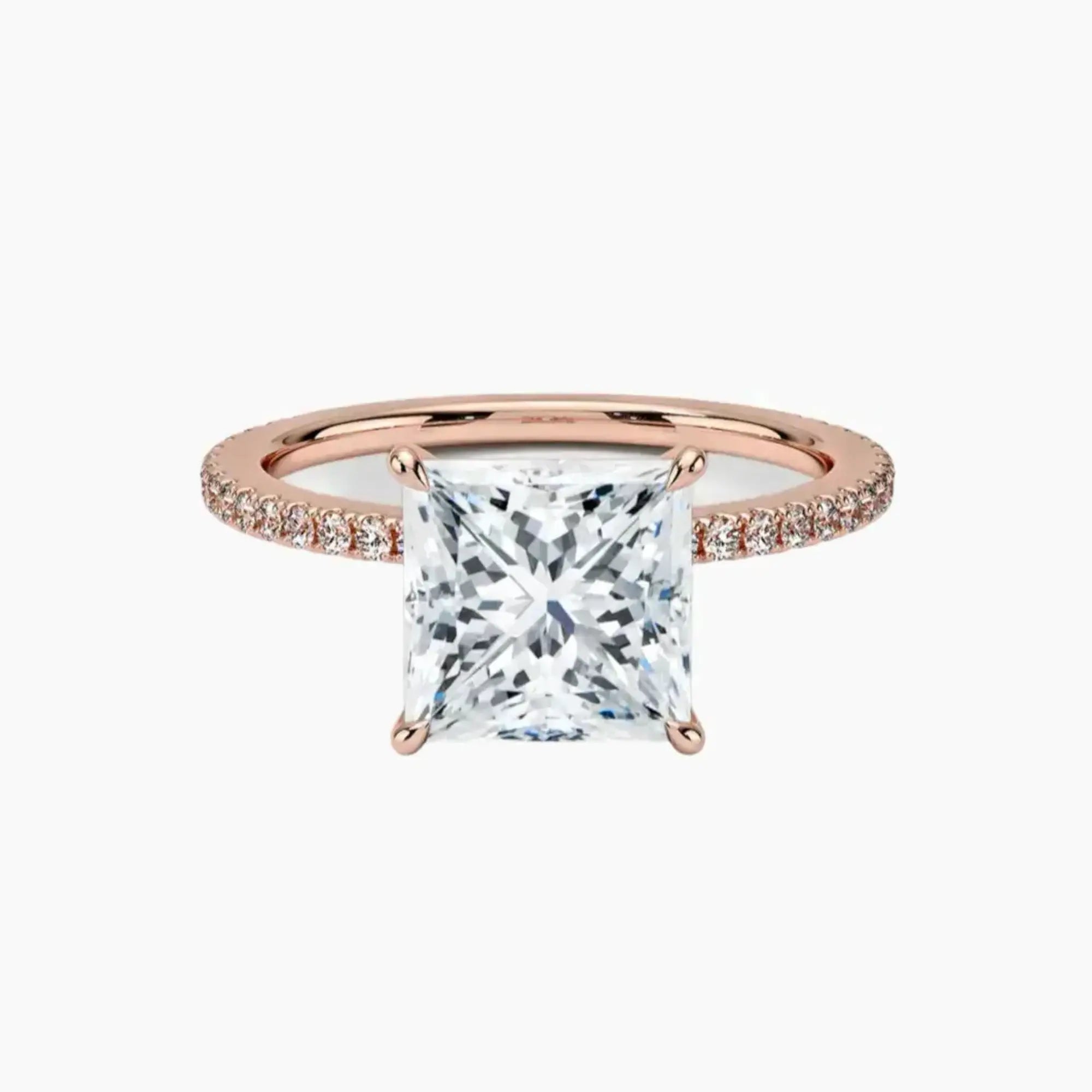 OBSER227 - Adalia Princess engagement ring setting view 4