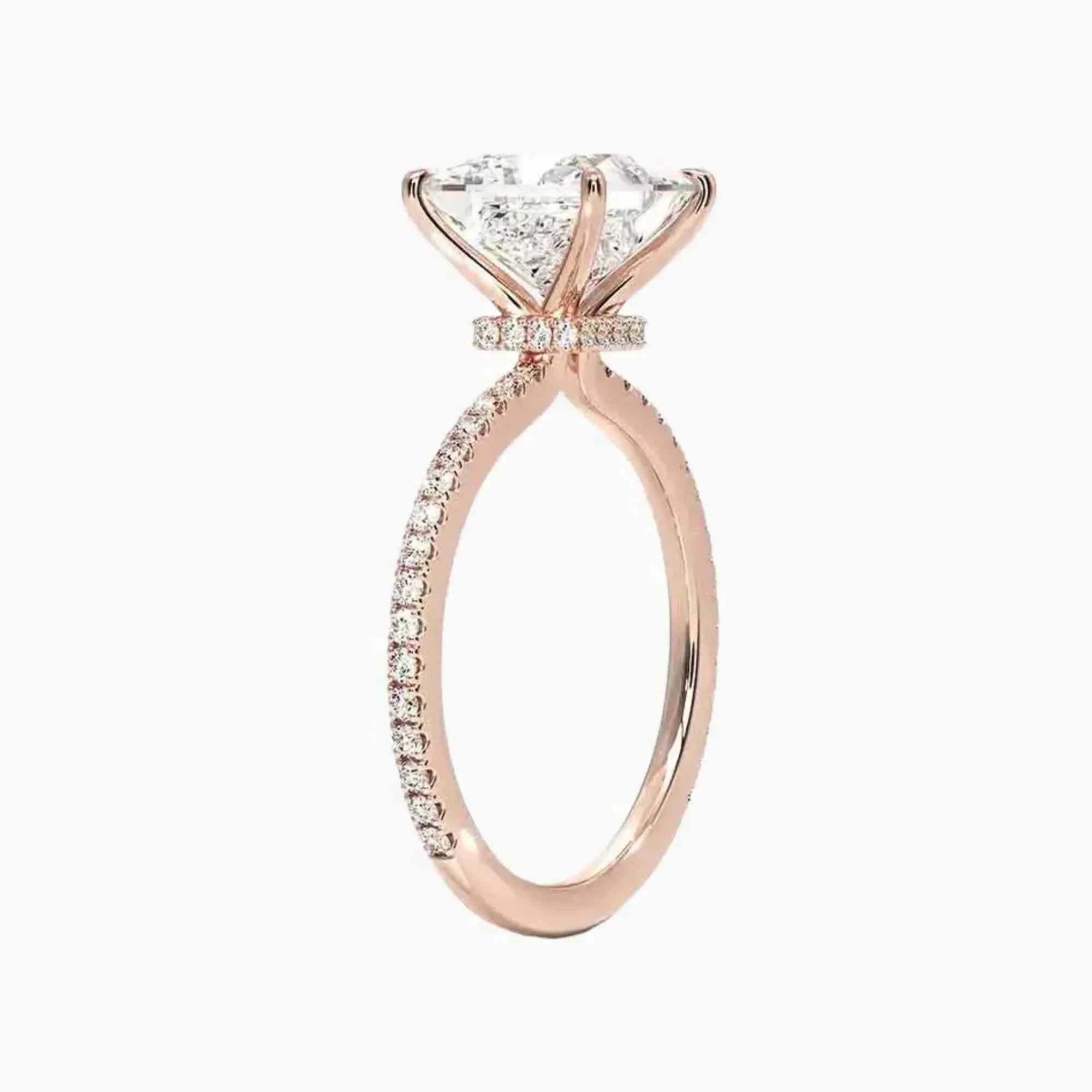 OBSER227 - Adalia Princess engagement ring setting view 5