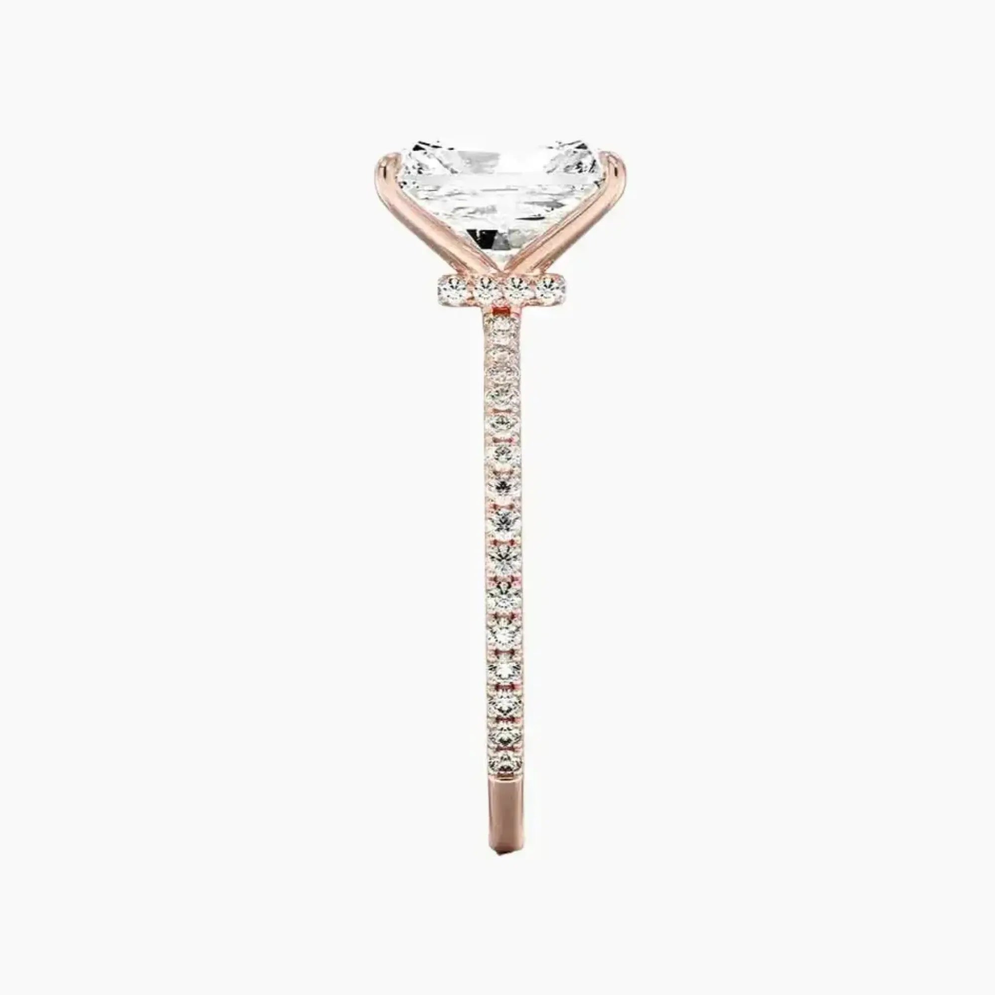 OBSER129 - Adalia Radiant engagement ring setting view 6