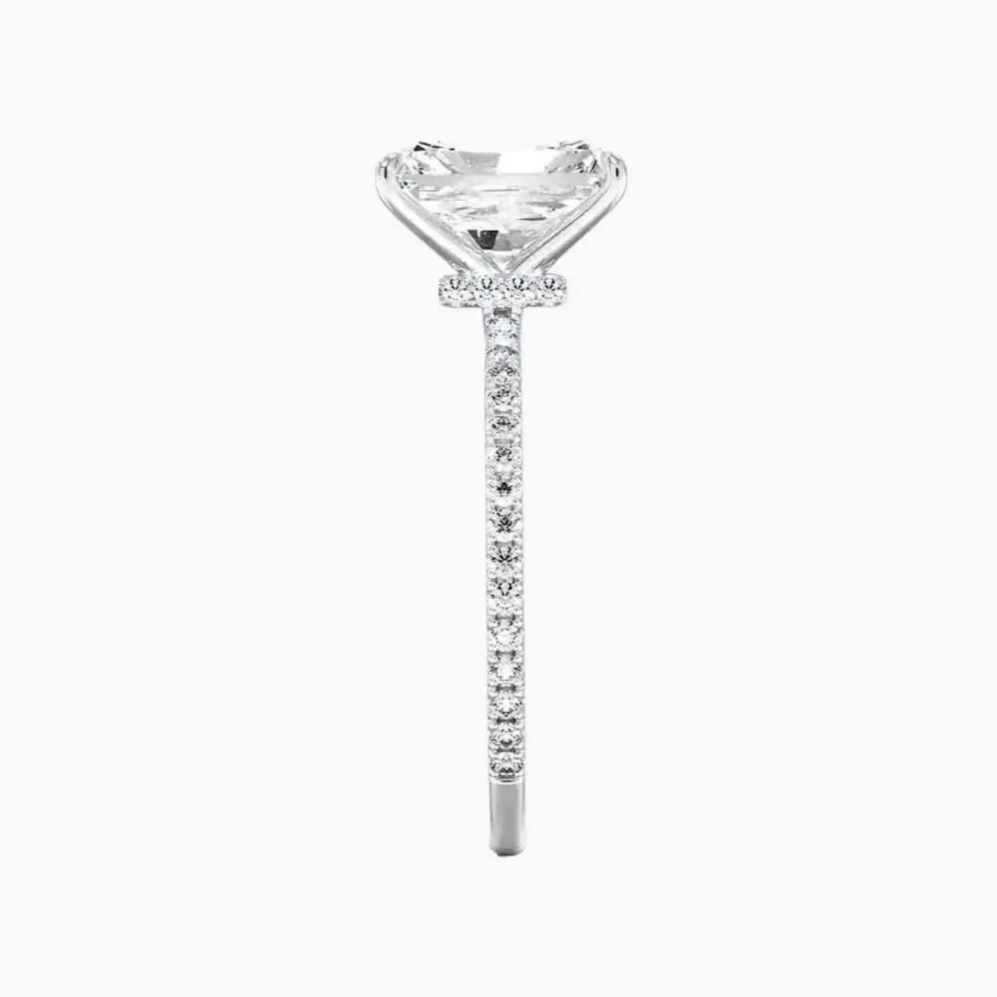 OBSER129 - Adalia Radiant engagement ring setting view 3