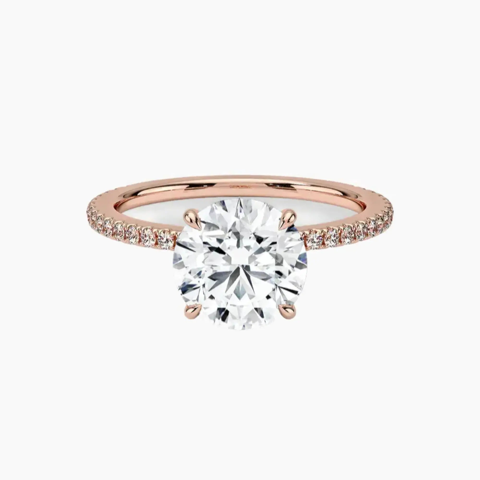 OBSER229 - Adalia Round engagement ring setting view 4