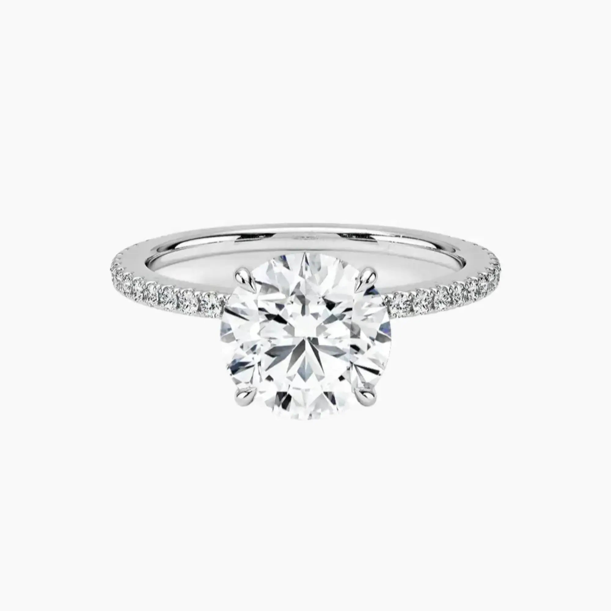 OBSER229 - Adalia Round engagement ring setting view 1