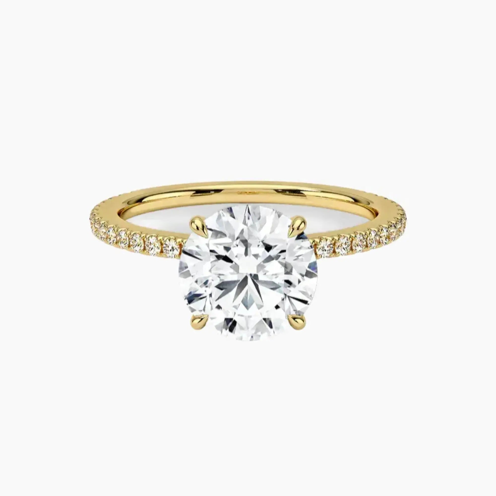 OBSER229 - Adalia Round engagement ring setting view 7