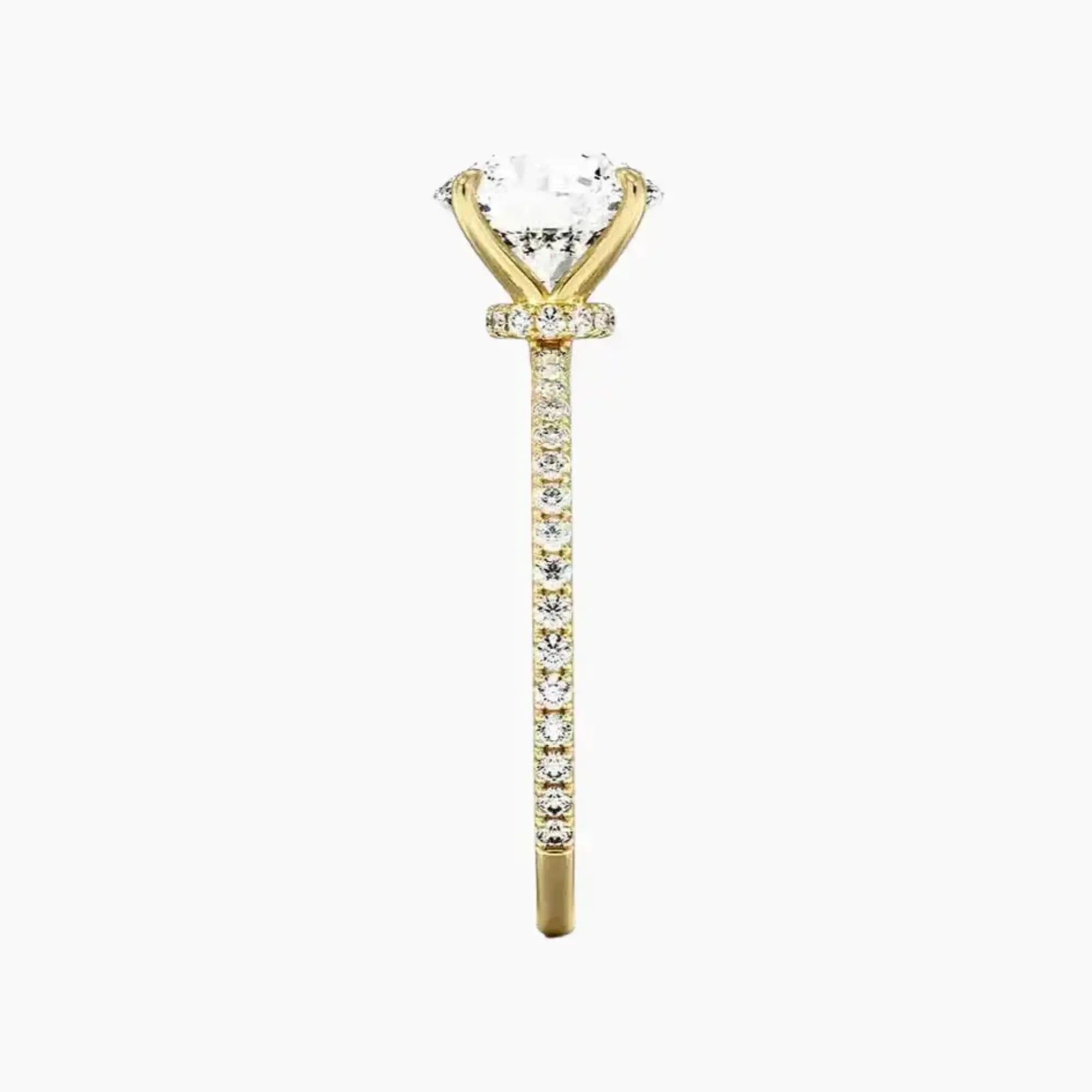 OBSER229 - Adalia Round engagement ring setting view 9