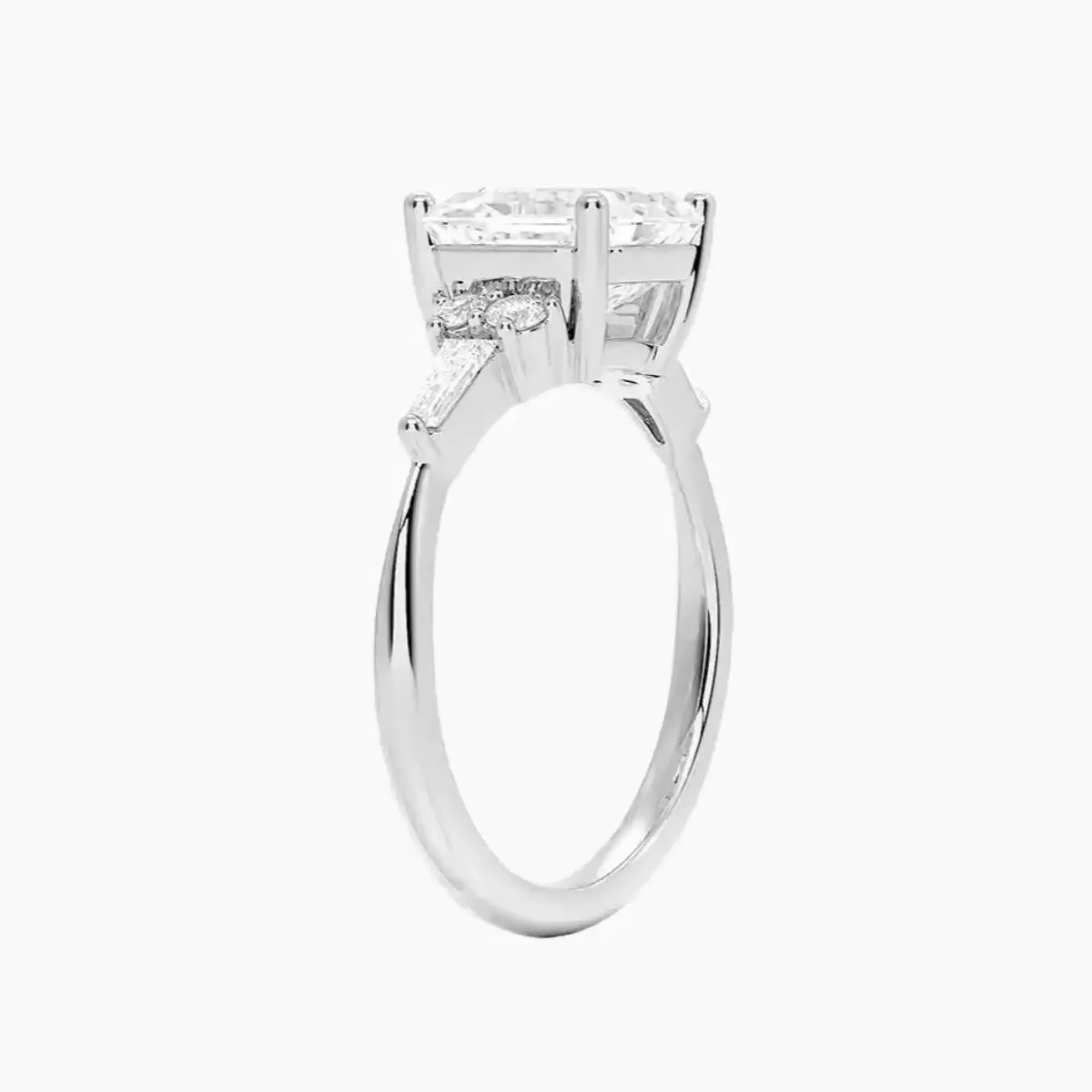 OBSER334 - Jovana Asscher engagement ring setting view 2