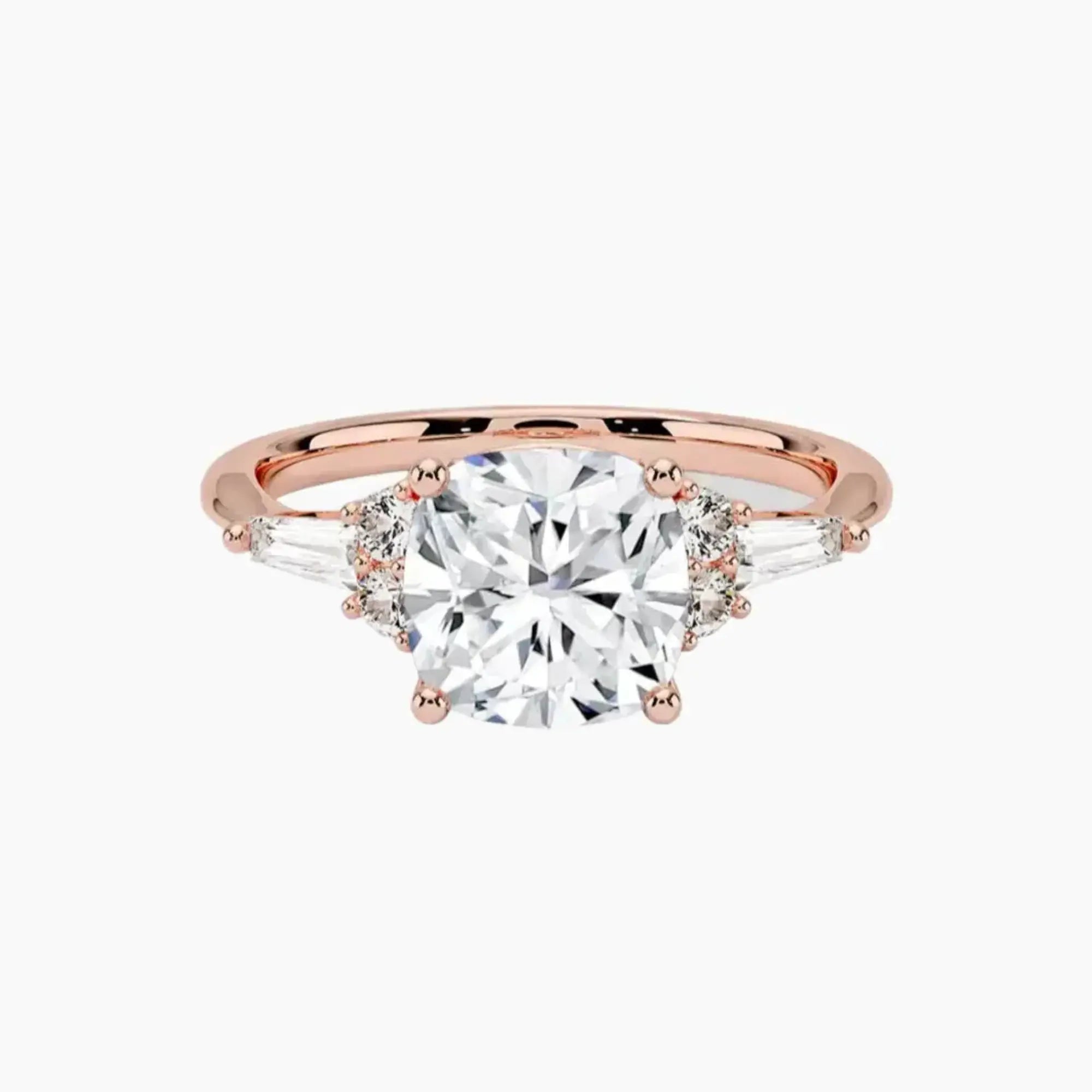 OBSER339 - Jovana Cushion engagement ring setting view 4