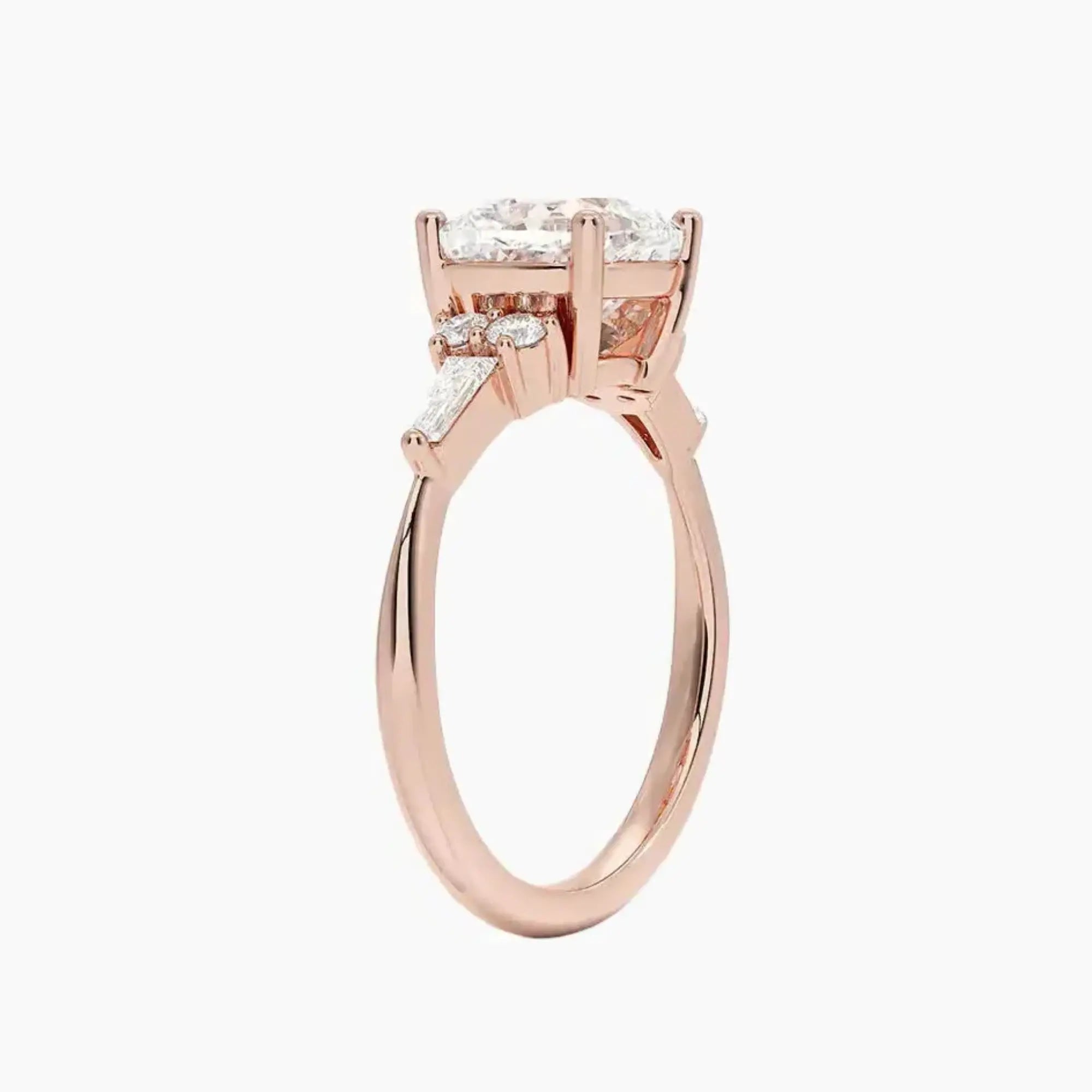 OBSER339 - Jovana Cushion engagement ring setting view 5