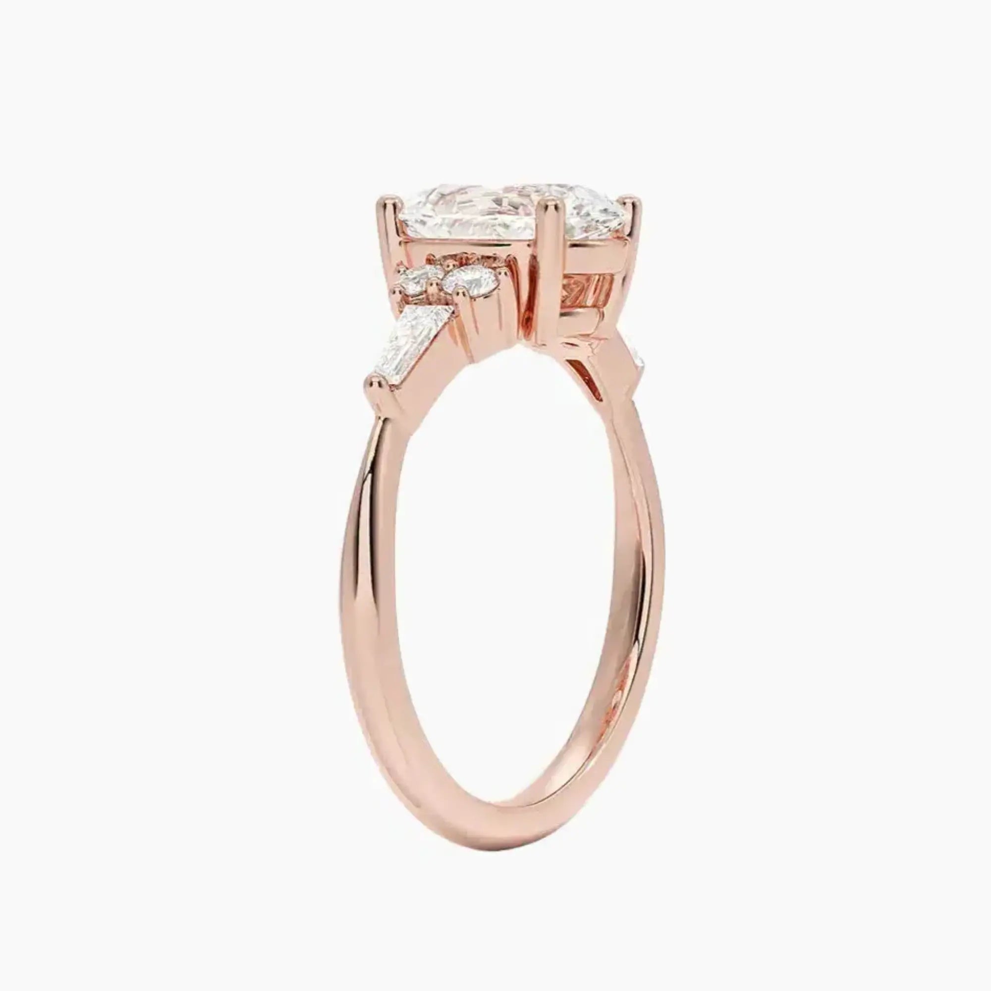 OBSER340 - Jovana Oval engagement ring setting view 5