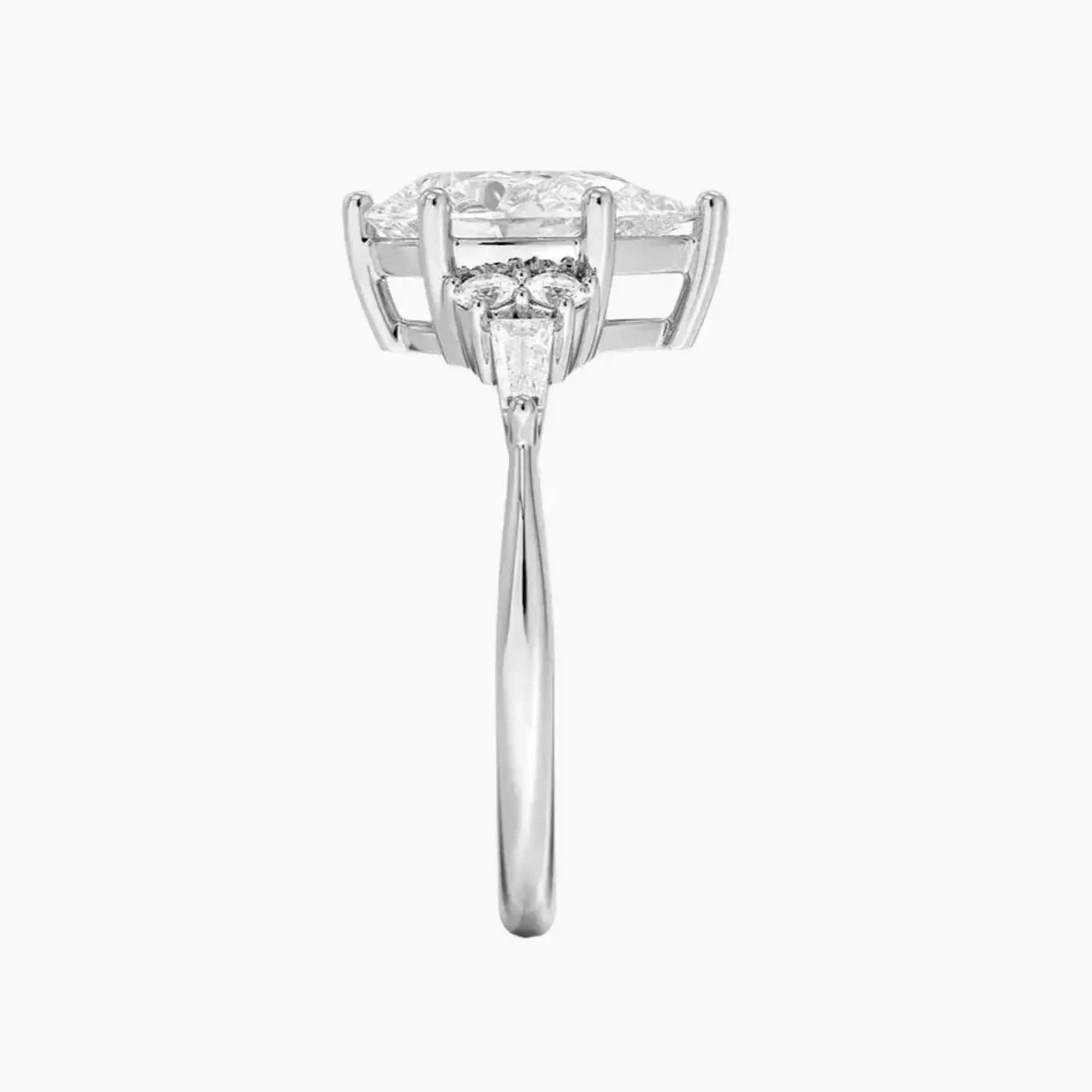 OBSER338 - Jovana Pear engagement ring setting view 3
