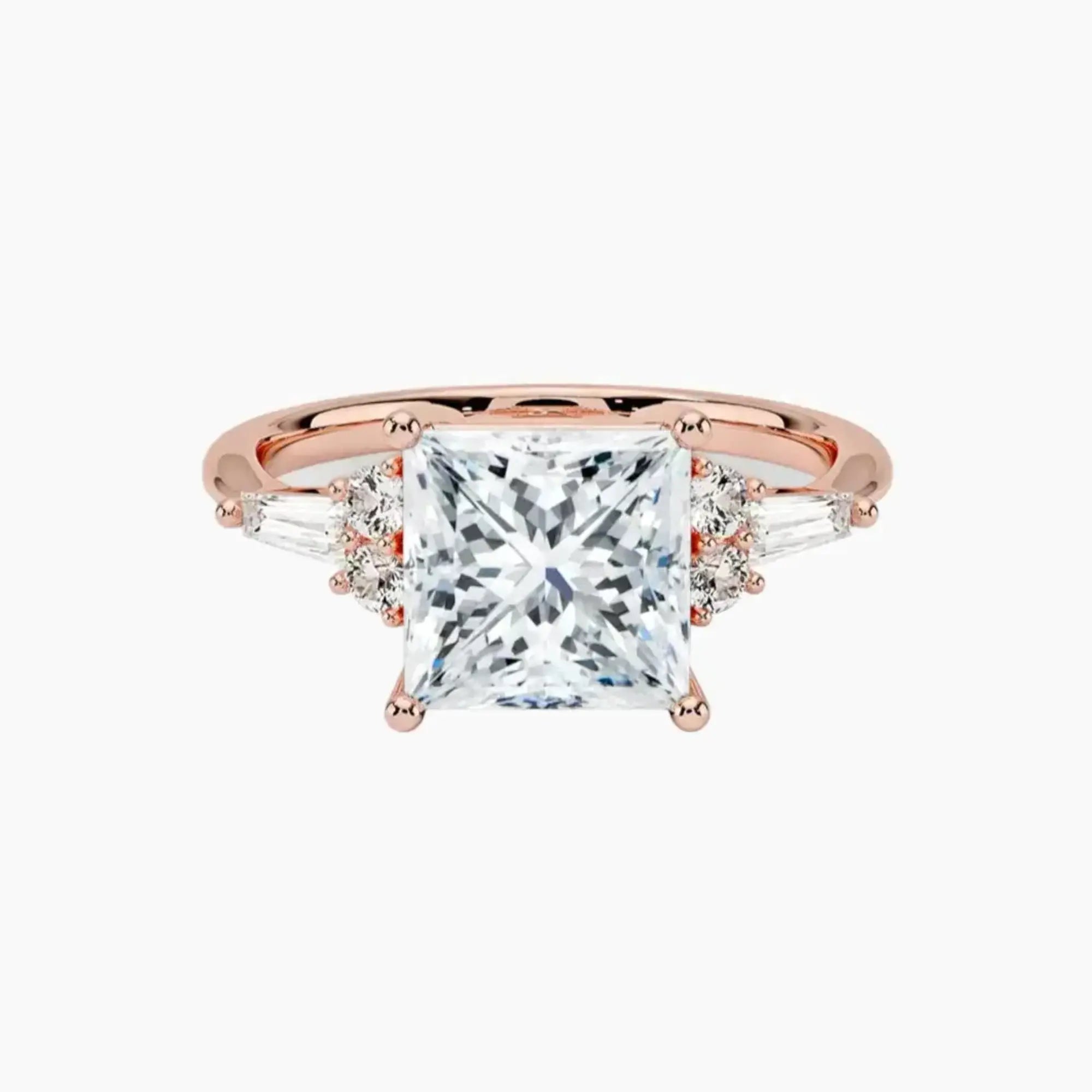 OBSER337 - Jovana Princess engagement ring setting view 4