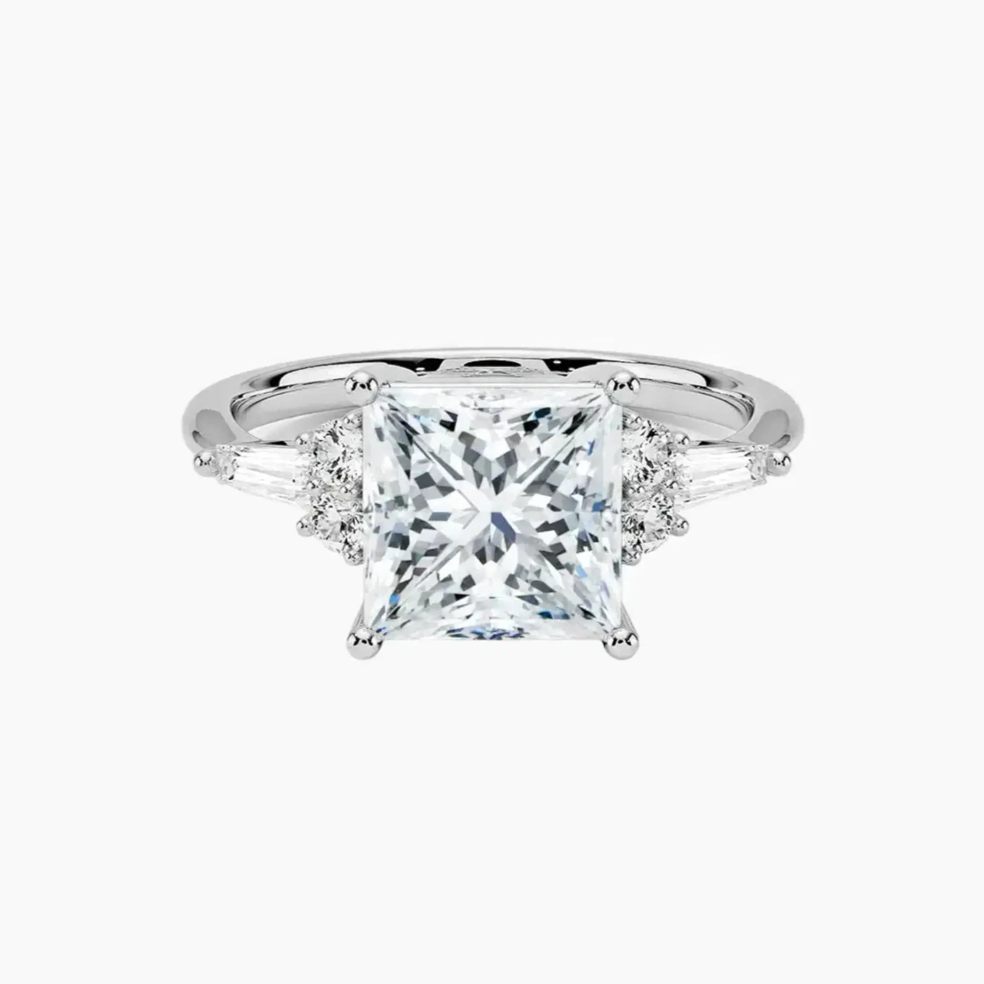 OBSER337 - Jovana Princess engagement ring setting view 1