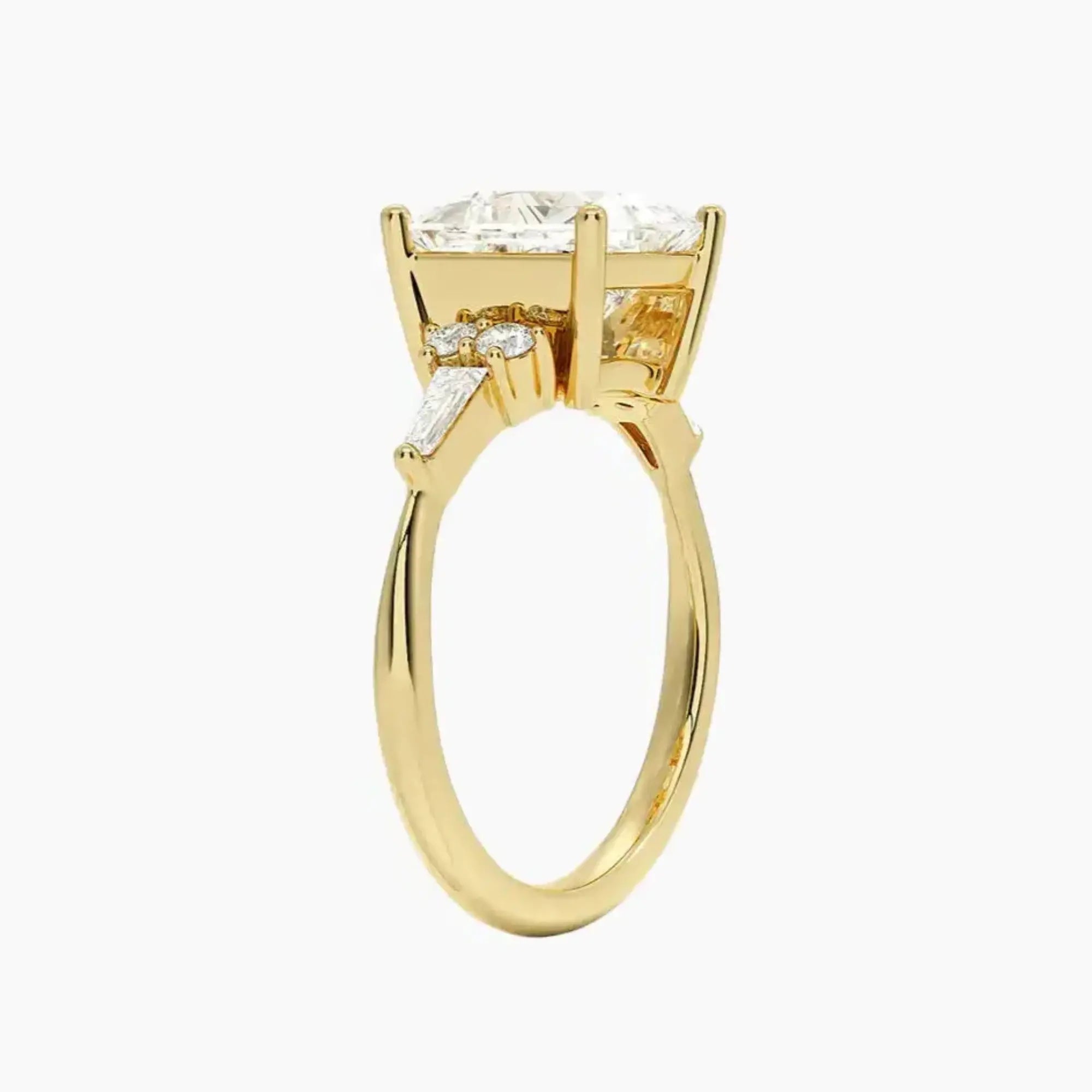 OBSER337 - Jovana Princess engagement ring setting view 8