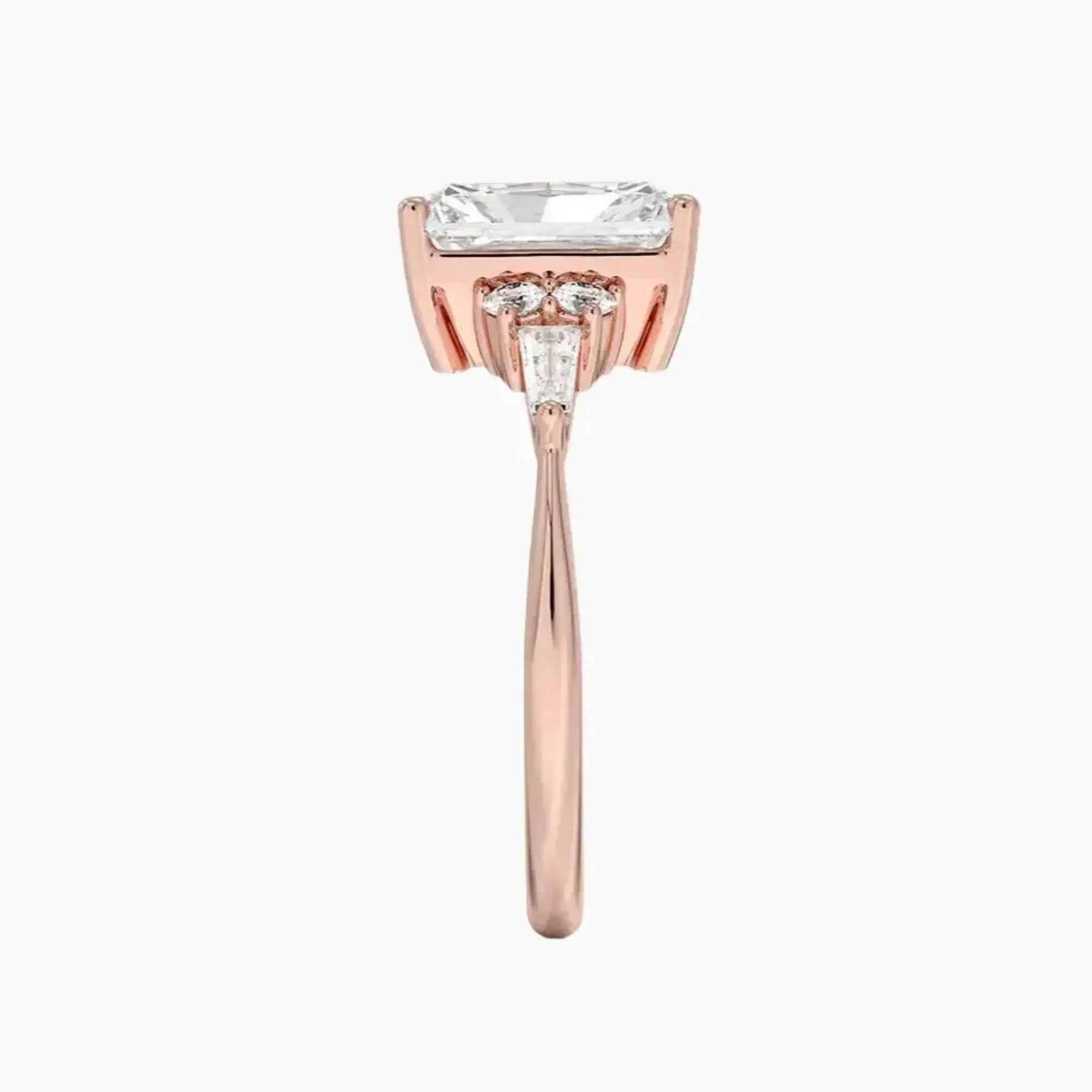 OBSER333 - Jovana Radiant engagement ring setting view 6
