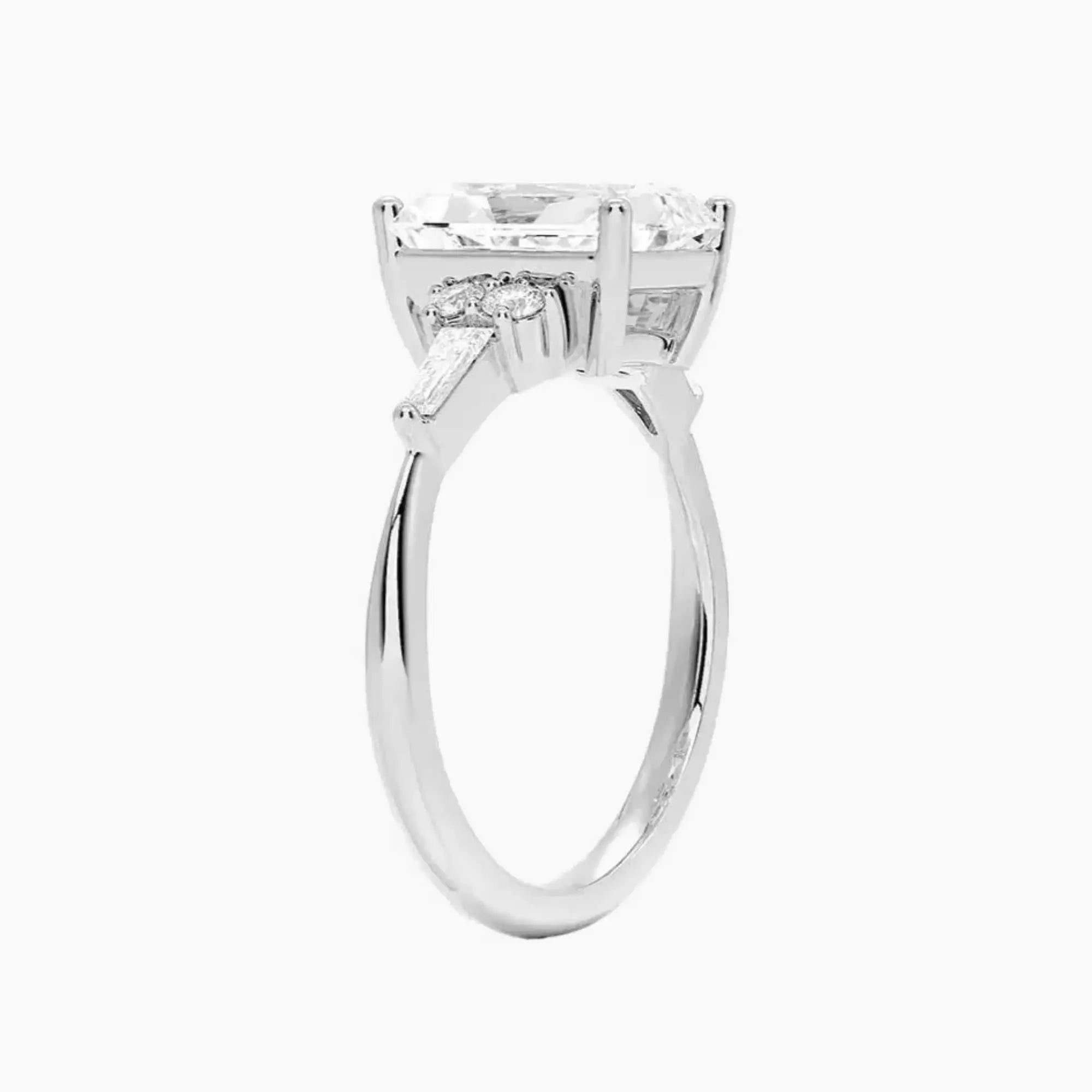 OBSER333 - Jovana Radiant engagement ring setting view 2