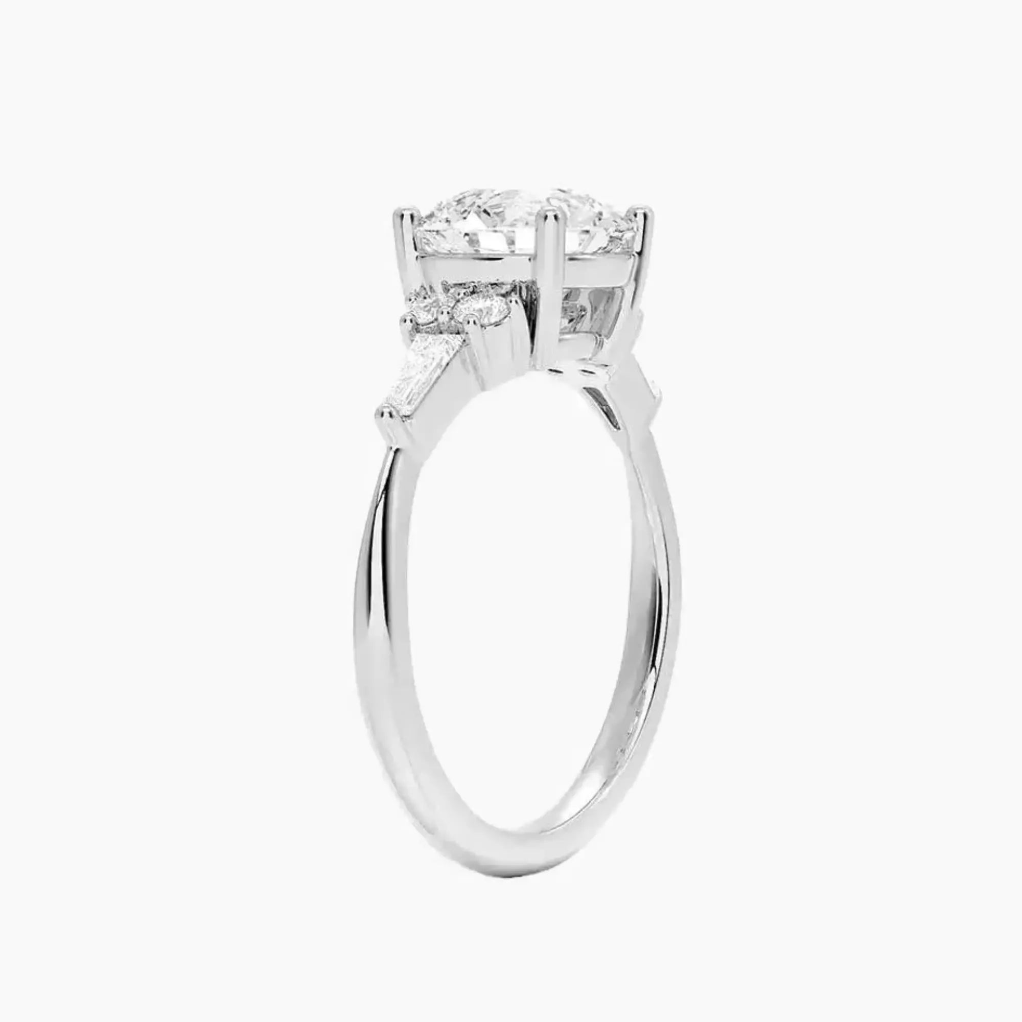 OBSER341 - Jovana Round engagement ring setting view 2
