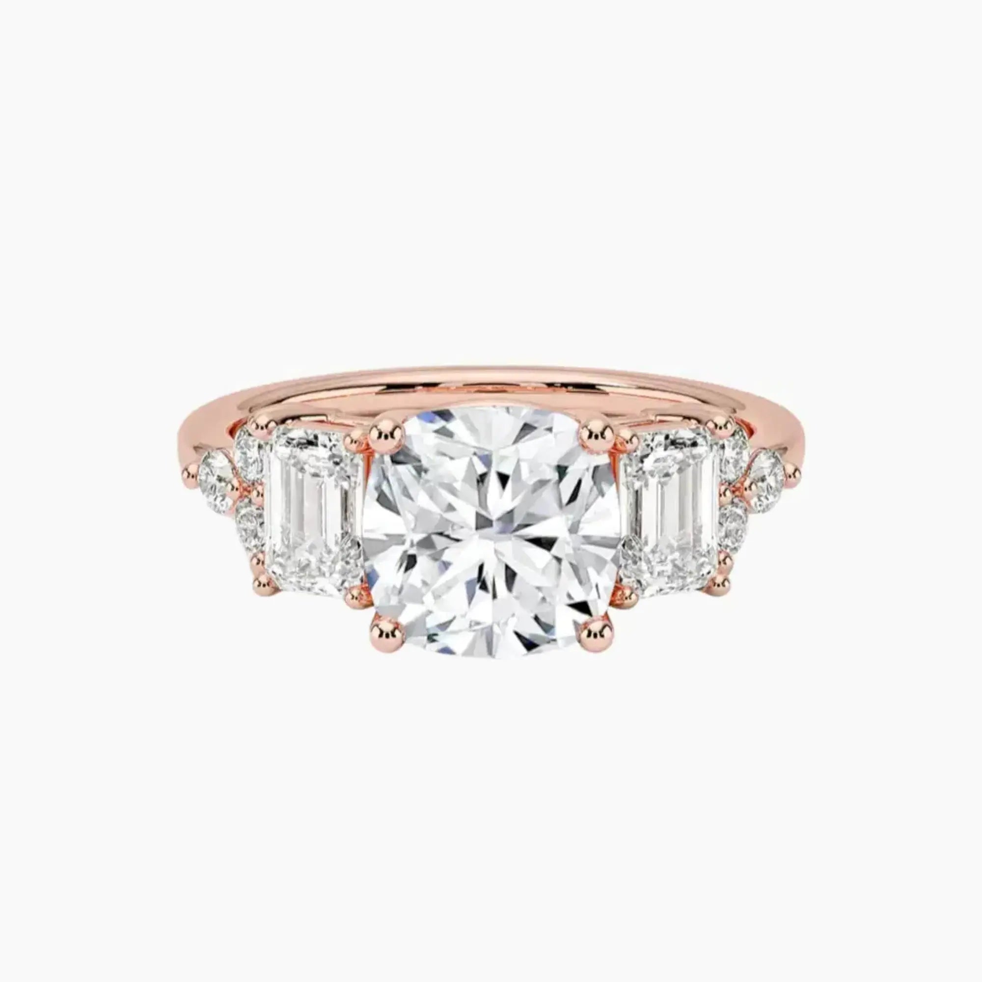 OBSER275 - Kaiya Cushion engagement ring setting view 4
