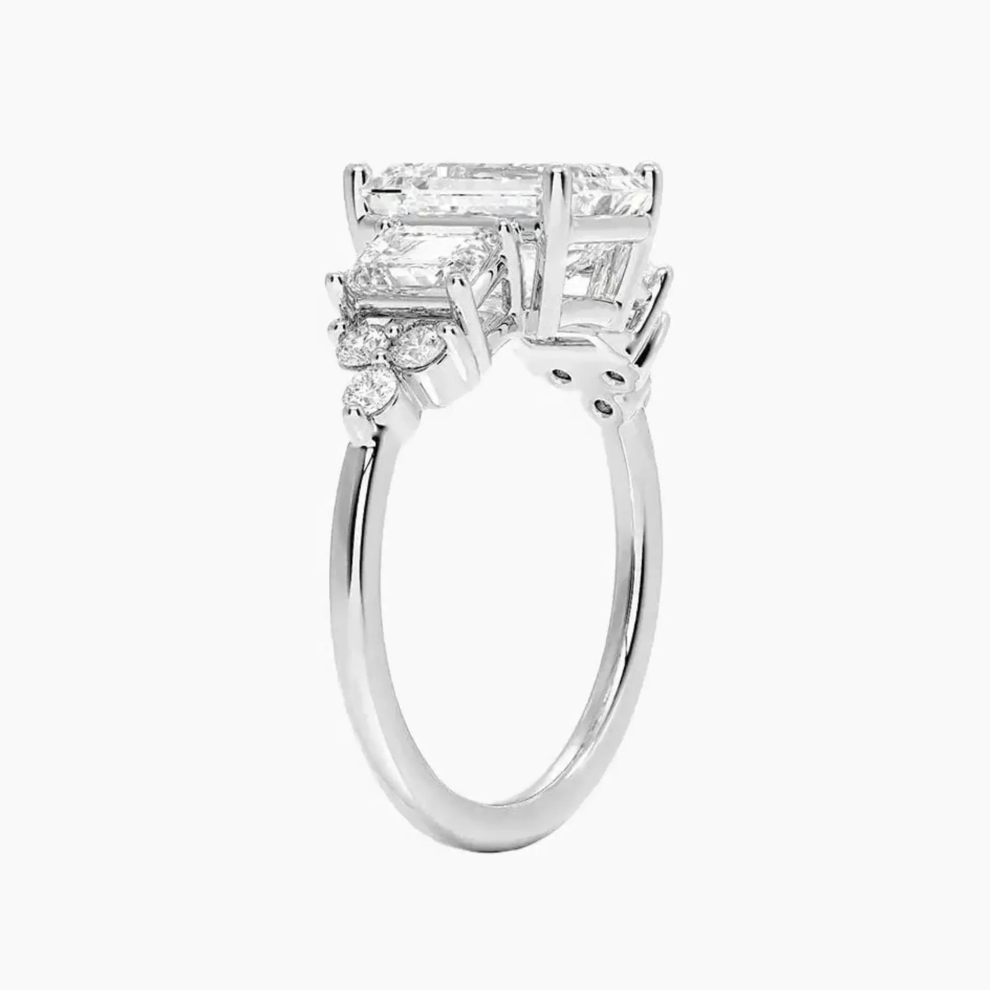 OBSER272 - Kaiya Emerald engagement ring setting view 2