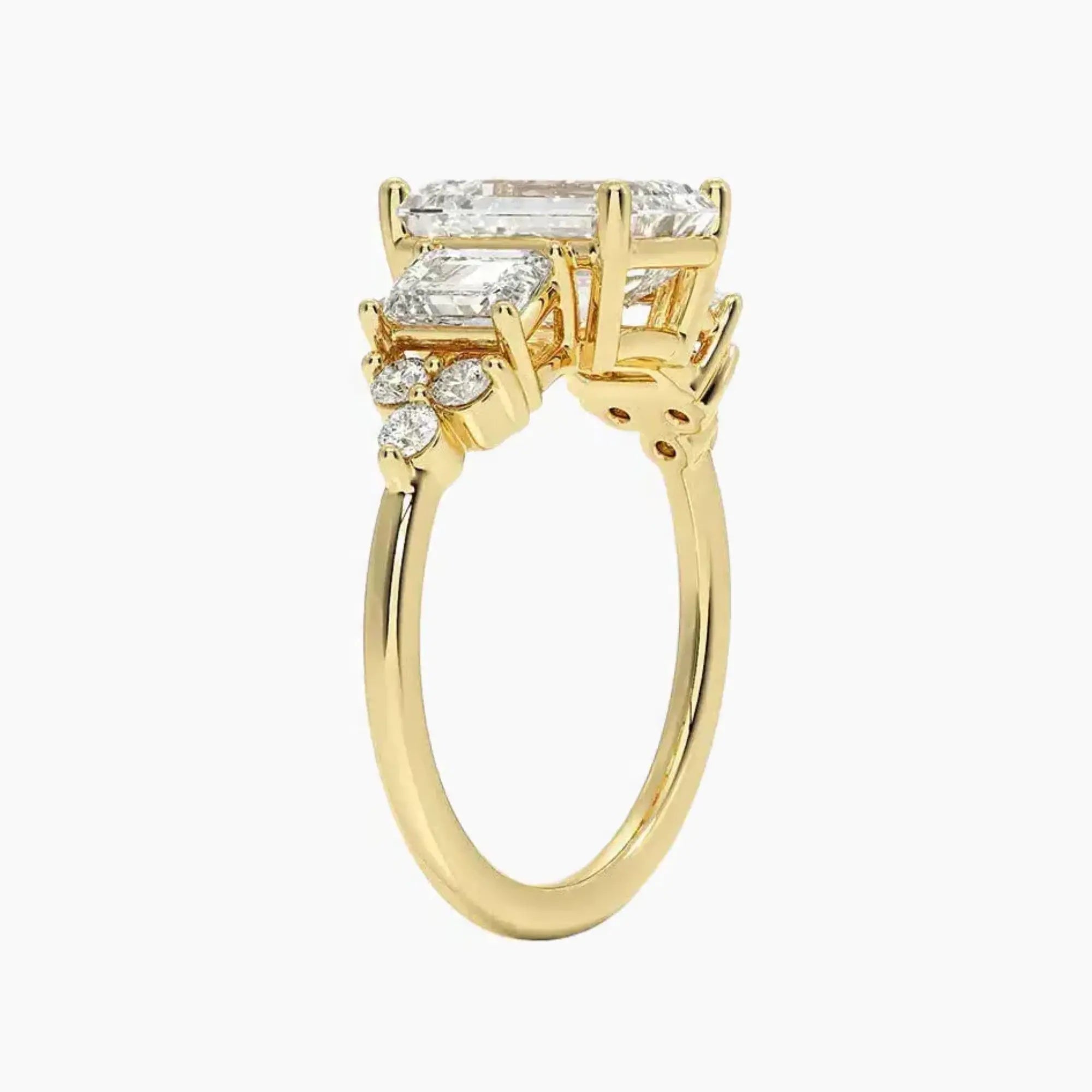 OBSER272 - Kaiya Emerald engagement ring setting view 8