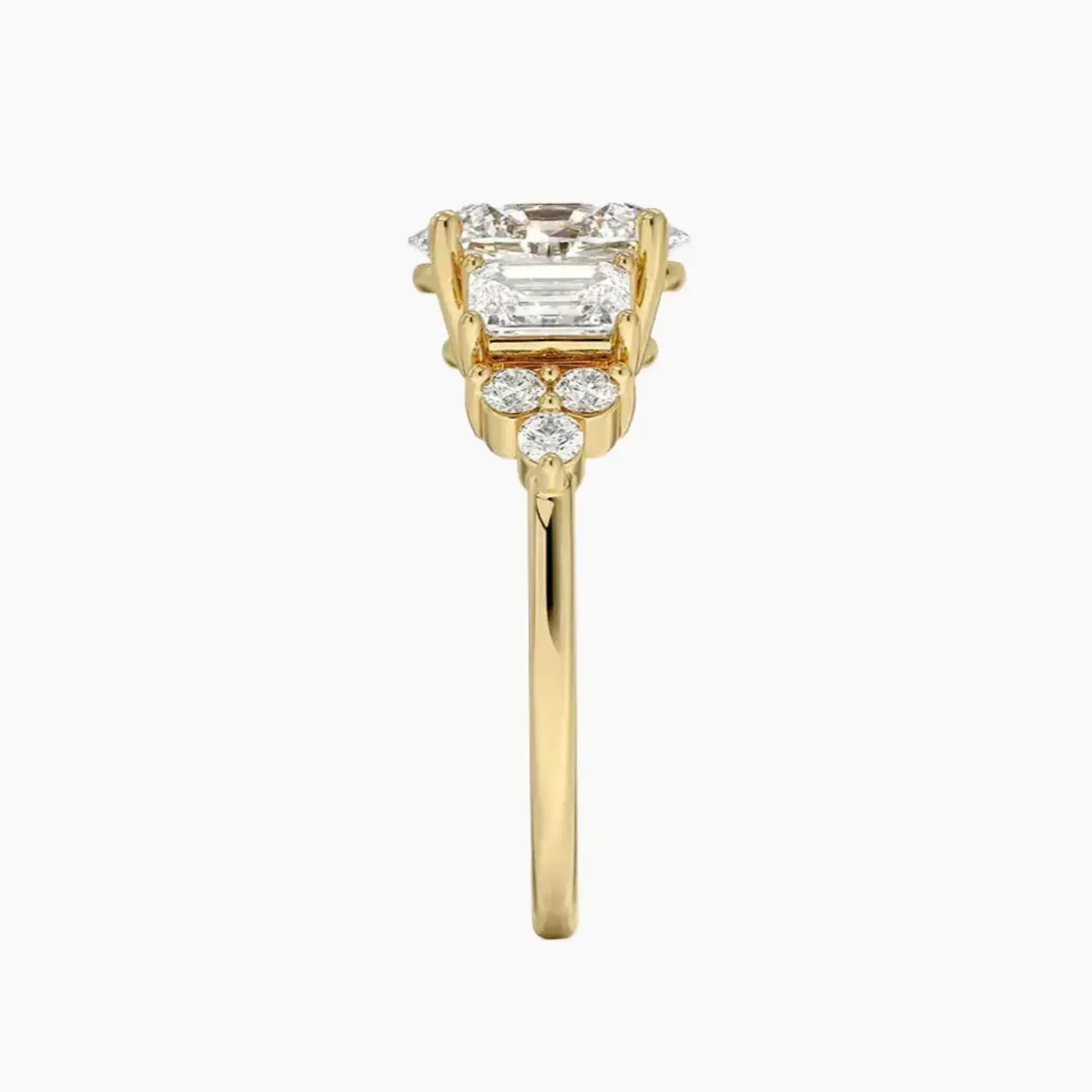 OBSER276 - Kaiya Oval engagement ring setting view 9