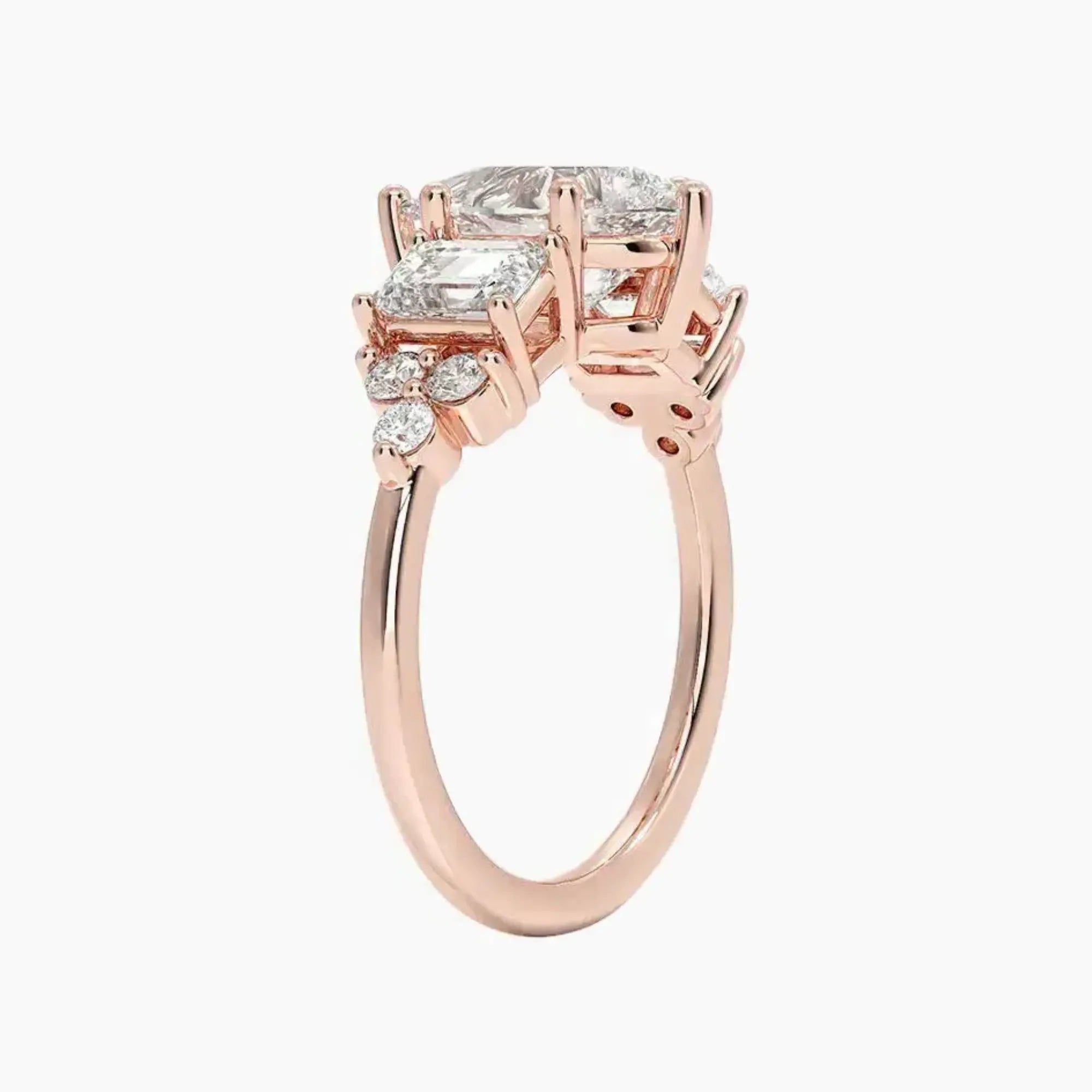 OBSER274 - Kaiya Pear engagement ring setting view 5