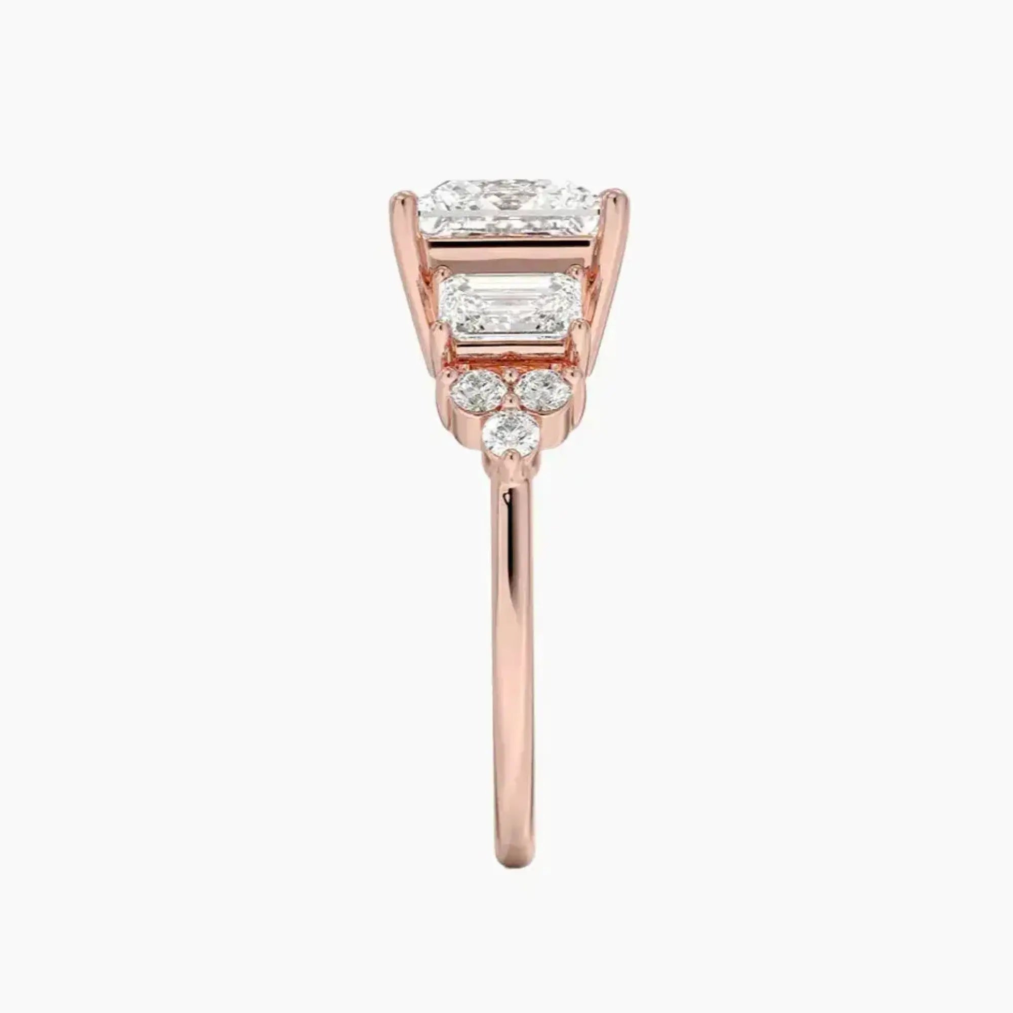OBSER273 - Kaiya Princess engagement ring setting view 6