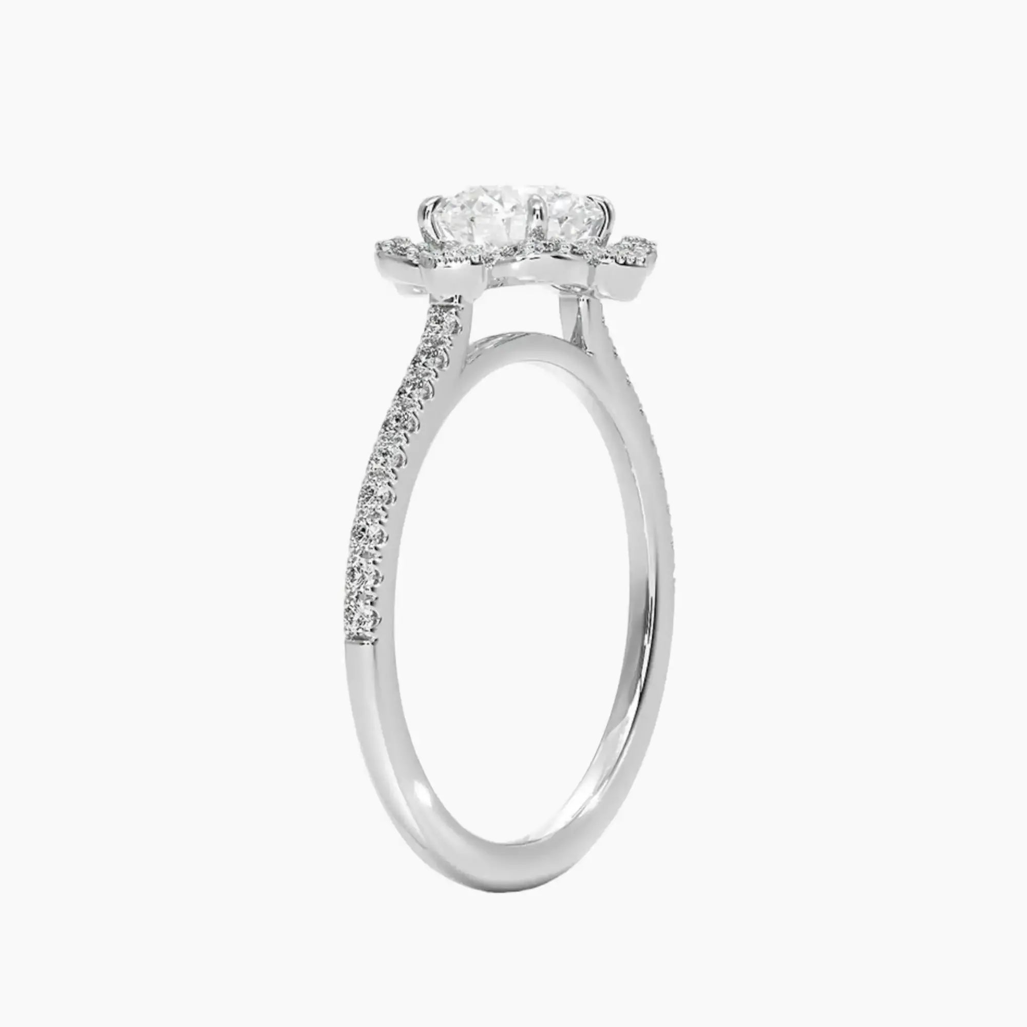 OBSER483 - Ravenna Halo Round engagement ring setting view 2