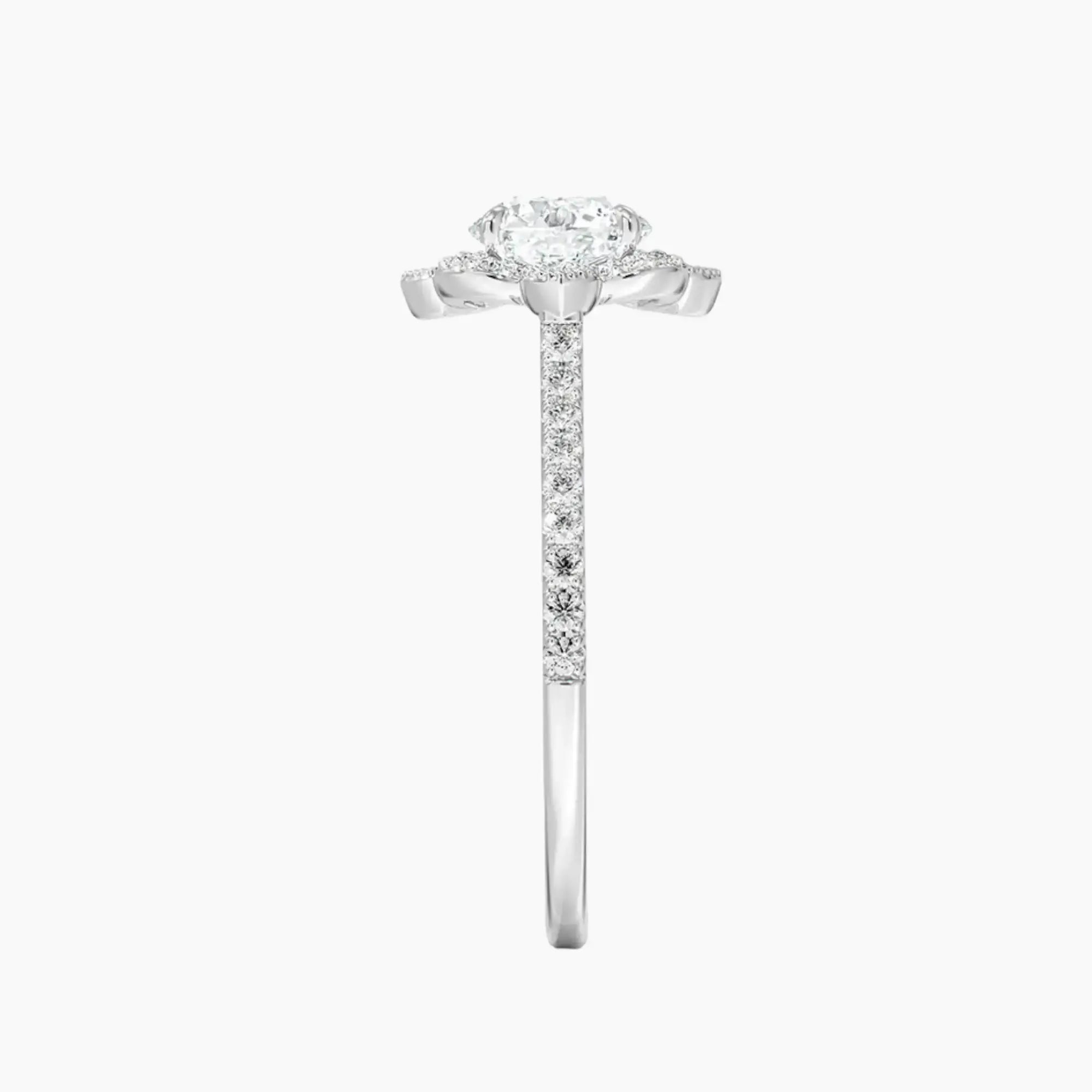 OBSER483 - Ravenna Halo Round engagement ring setting view 3