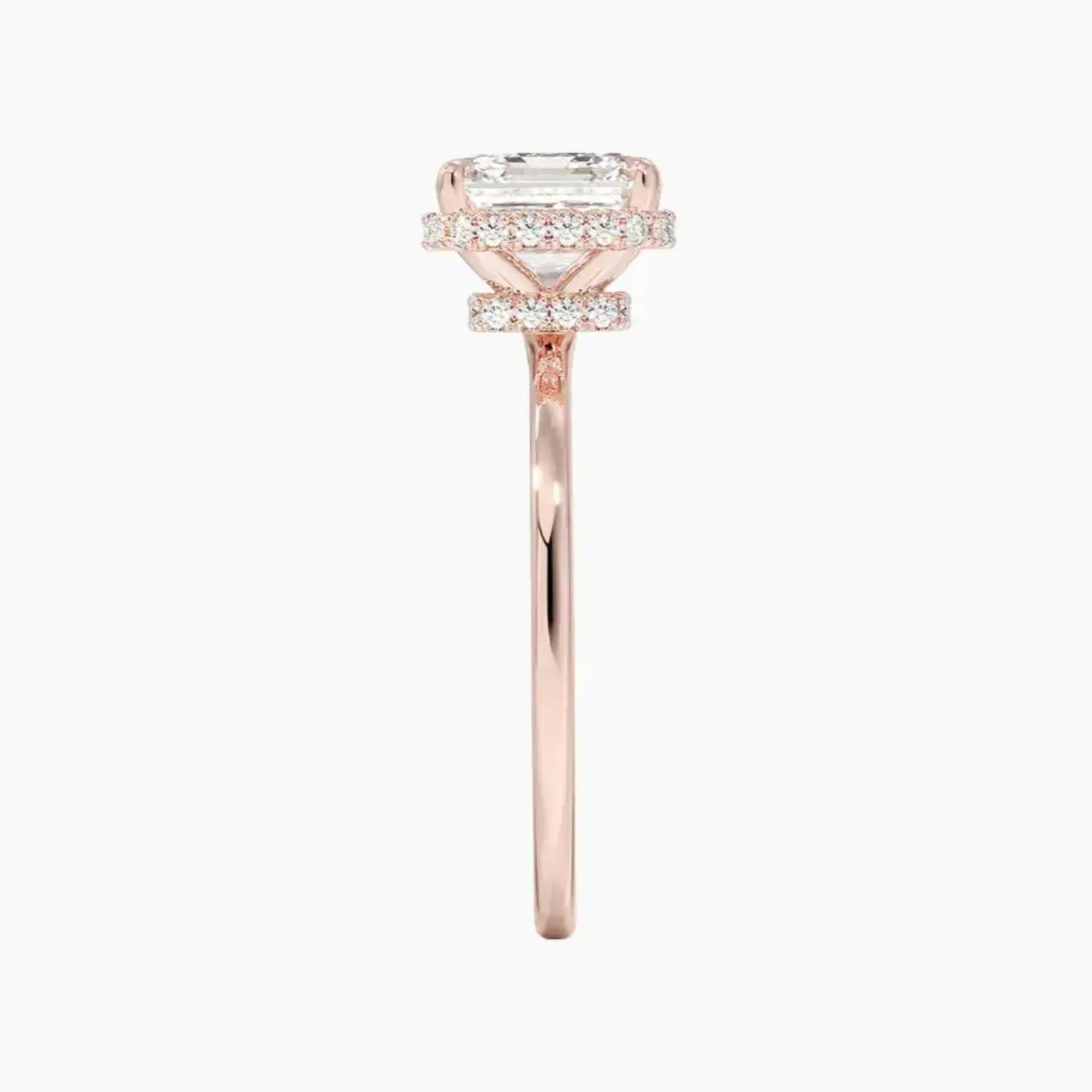 OBSER493 - Mirabel Halo Asscher engagement ring setting view 6