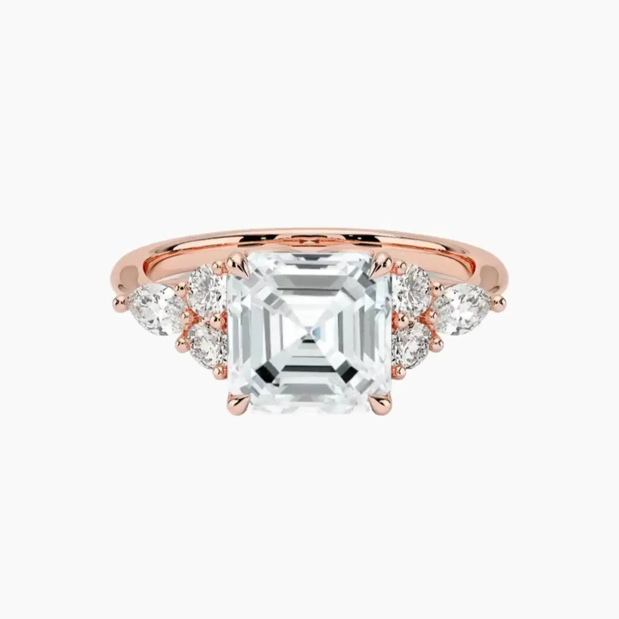 OBSER288 - Ingrid Asscher engagement ring setting view 4