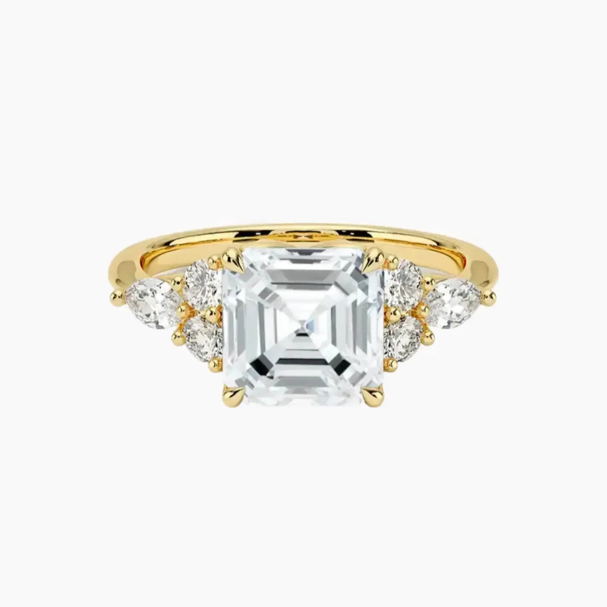 OBSER288 - Ingrid Asscher engagement ring setting view 7