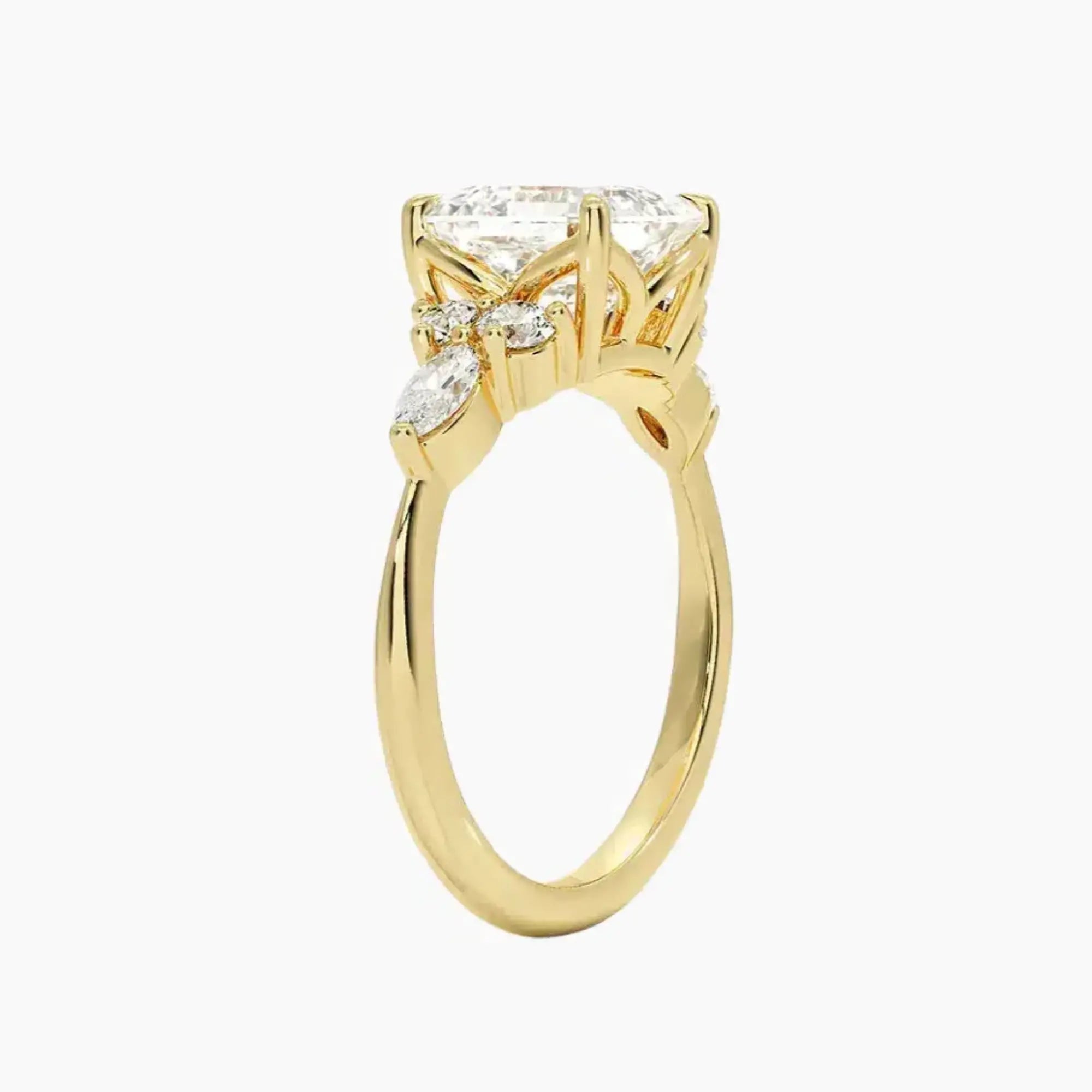 OBSER288 - Ingrid Asscher engagement ring setting view 8
