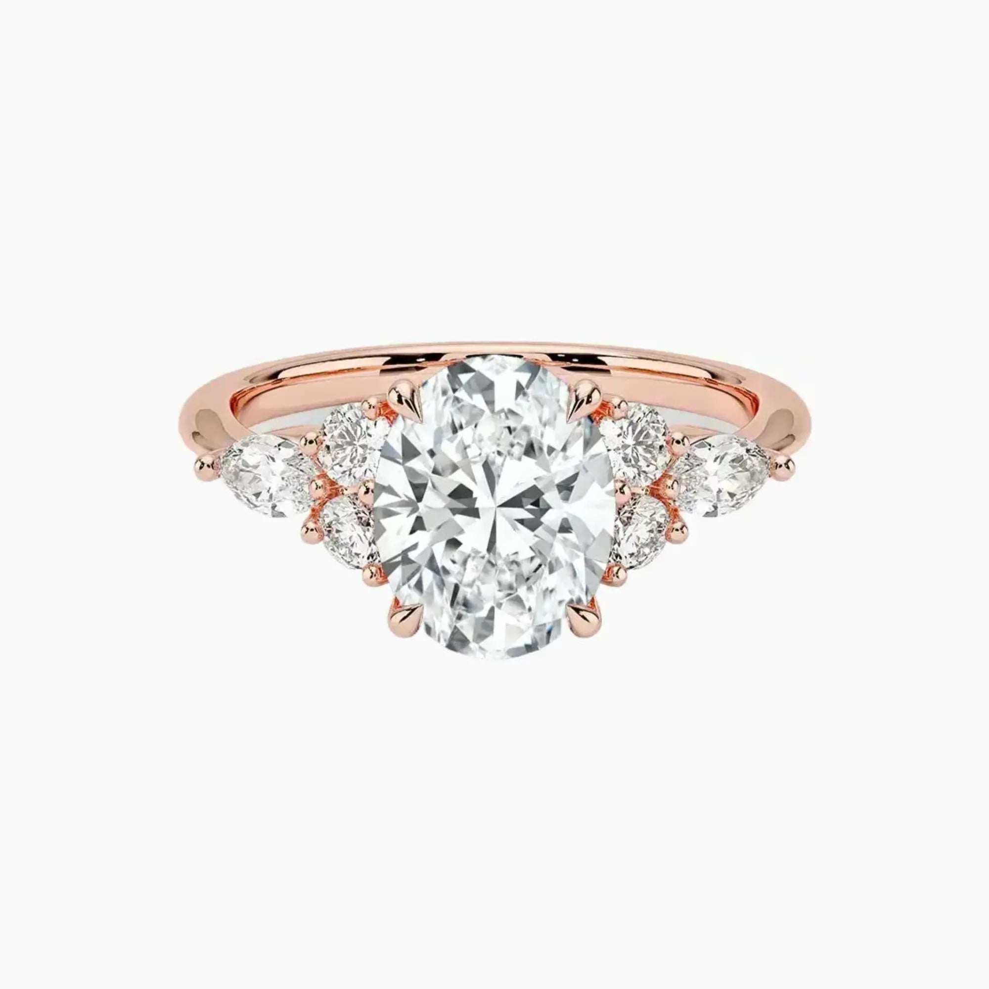 OBSER048 - Ingrid Oval engagement ring setting view 4