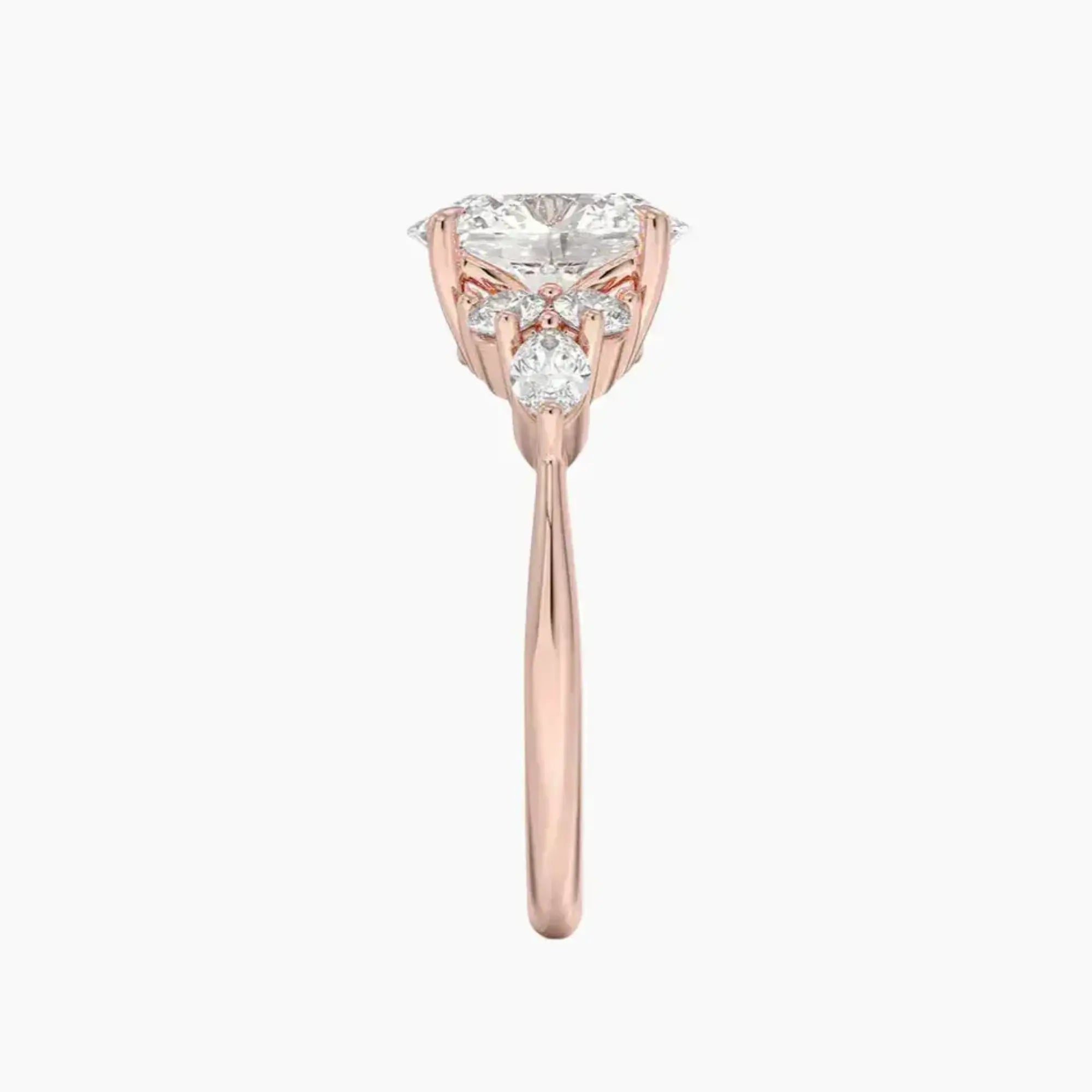 OBSER048 - Ingrid Oval engagement ring setting view 6