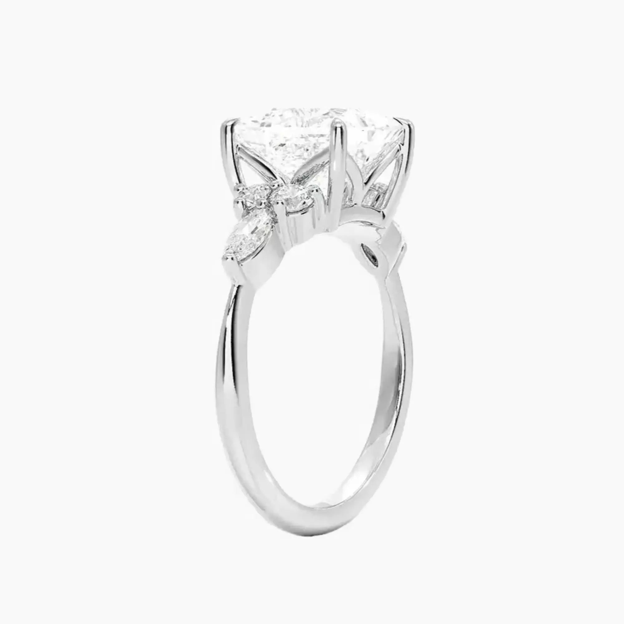OBSER092 - Ingrid Princess engagement ring setting view 2