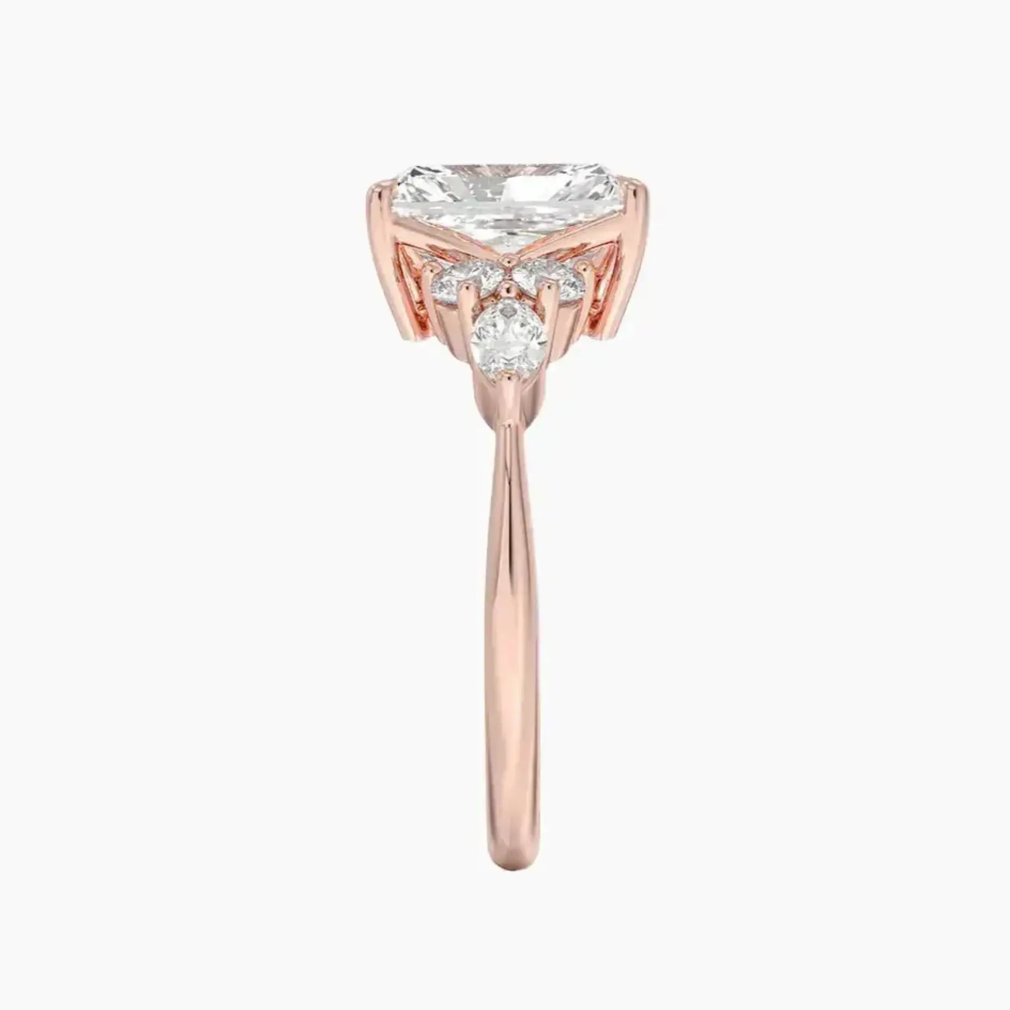 OBSER287 - Ingrid Radiant engagement ring setting view 6
