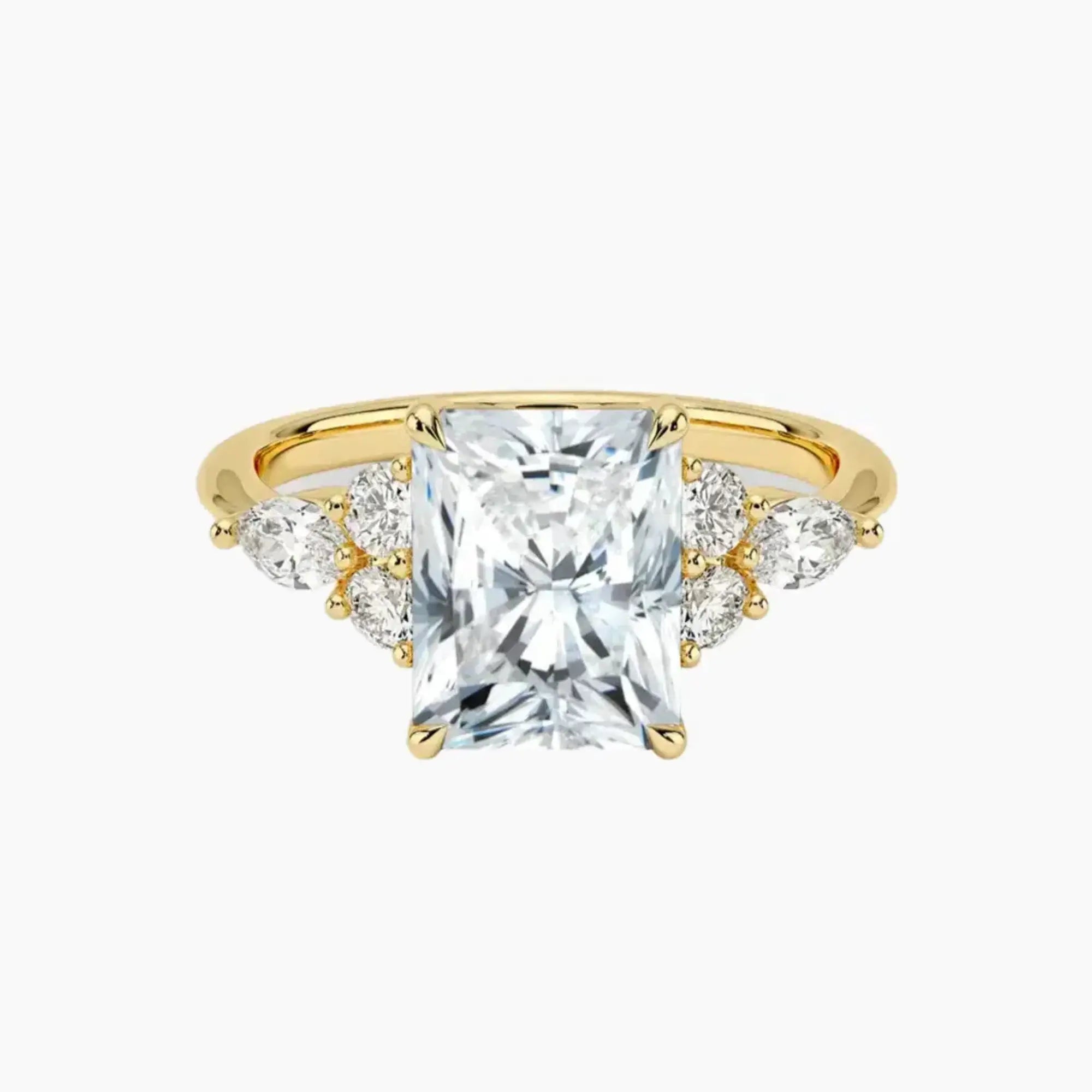 OBSER287 - Ingrid Radiant engagement ring setting view 7