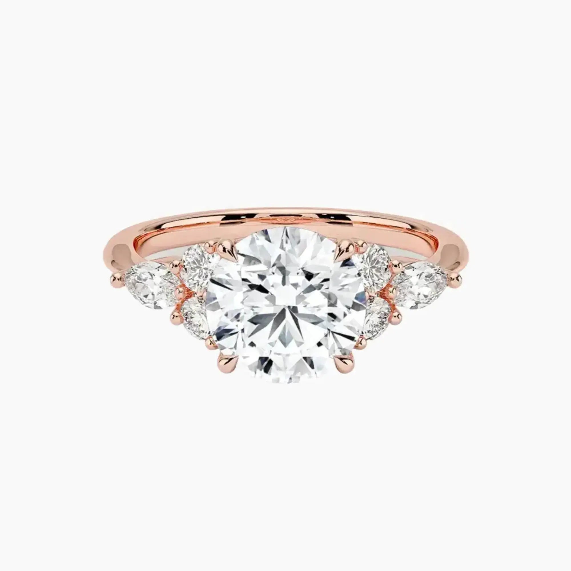 OBSER290 - Ingrid Round engagement ring setting view 4