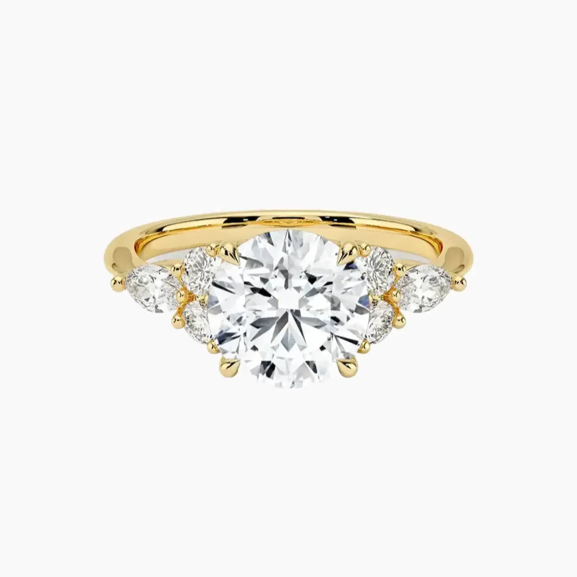 OBSER290 - Ingrid Round engagement ring setting view 7