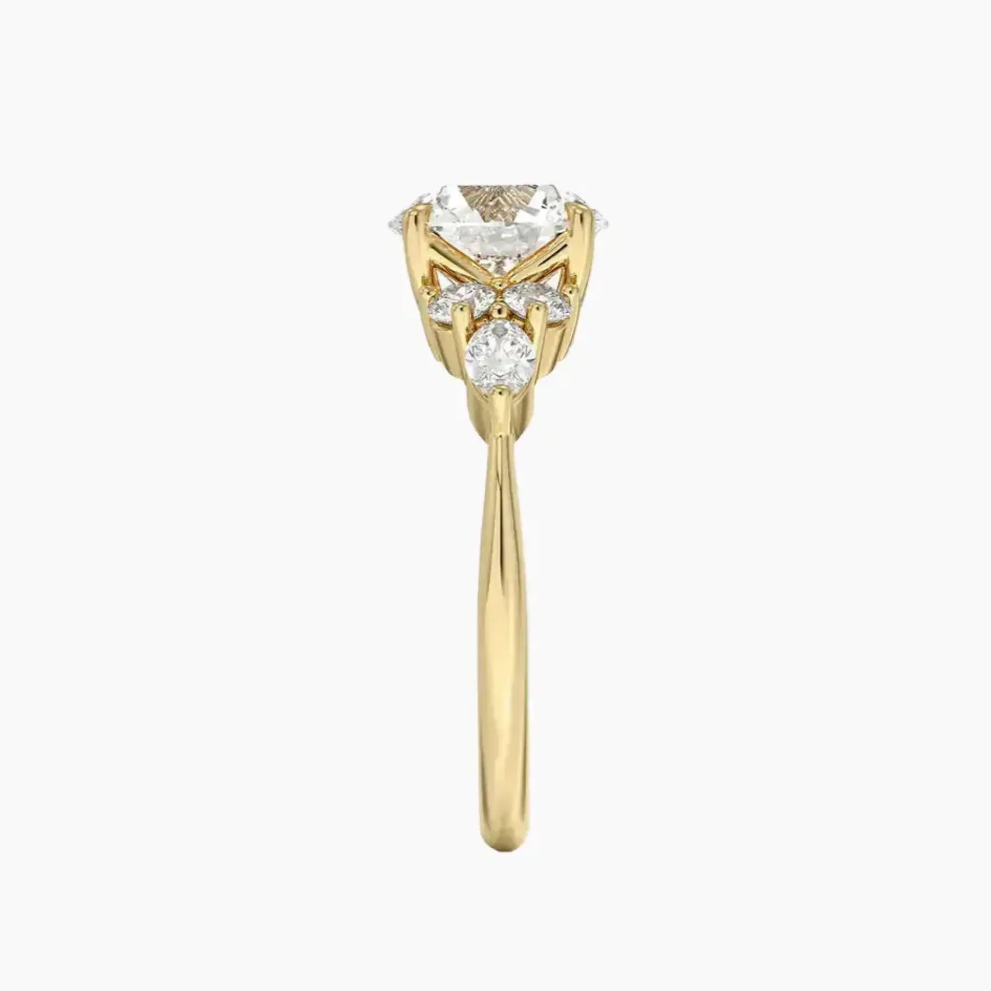 OBSER290 - Ingrid Round engagement ring setting view 9