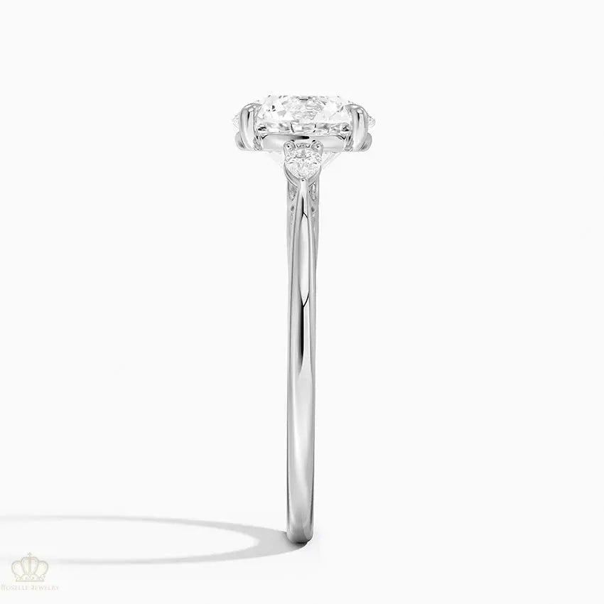 Aria Perfect Fit Three Stone Diamond Engagement Ring  [Setting Only] - EC119 CHARLISA™