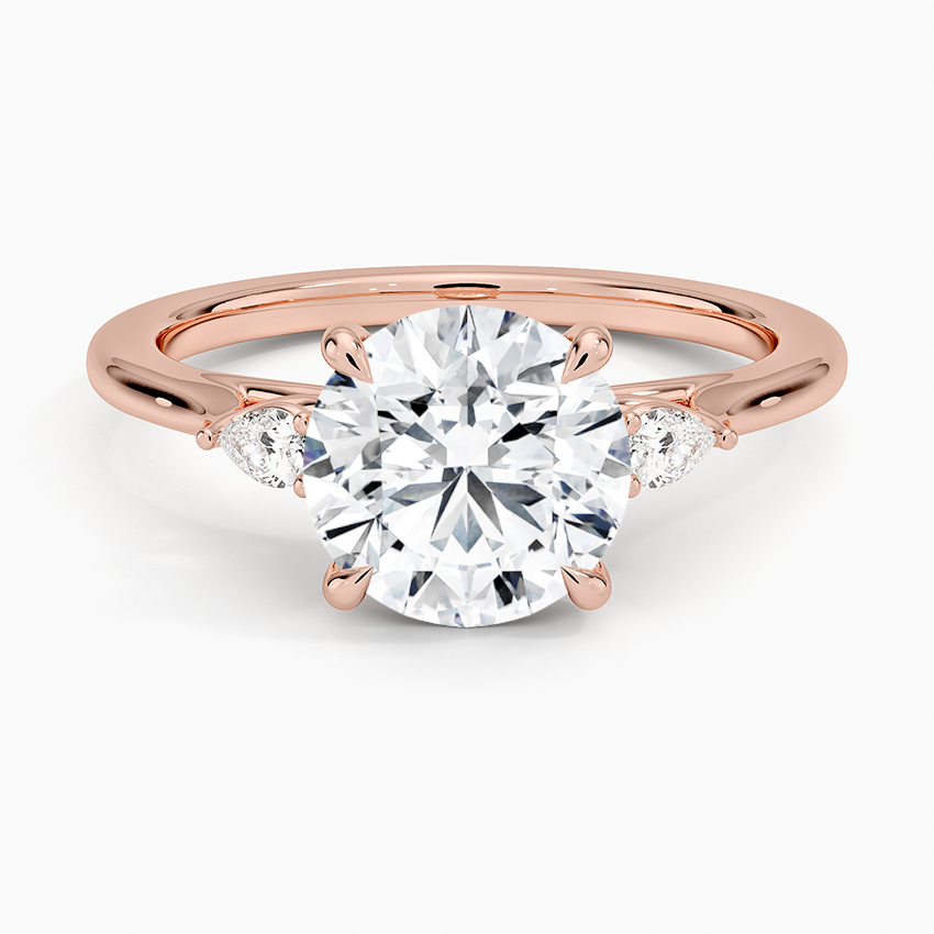 Aria Perfect Fit Three Stone Diamond Engagement Ring  [Setting Only] - EC119 CHARLISA™