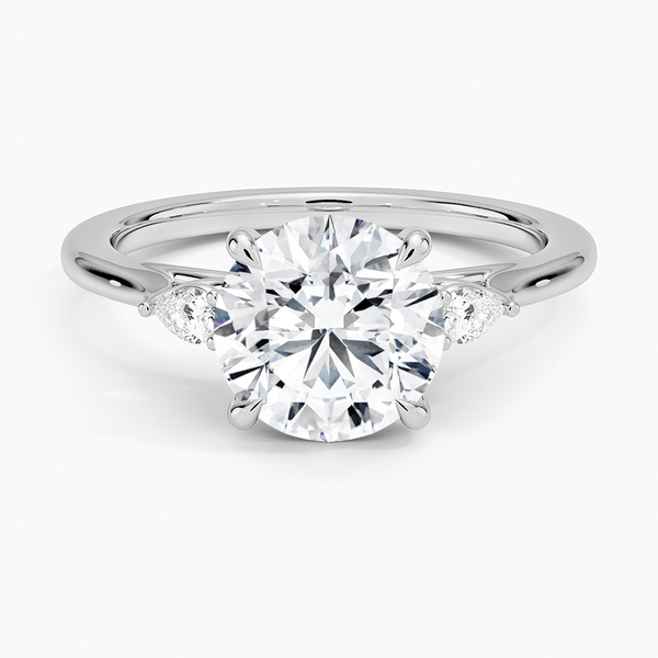 Aria Perfect Fit Three Stone Diamond Engagement Ring  [Setting Only] - EC119