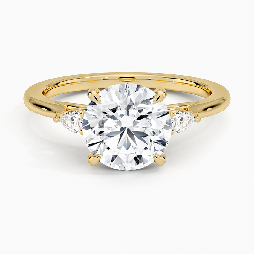 Aria Perfect Fit Three Stone Diamond Engagement Ring  [Setting Only] - EC119 CHARLISA™