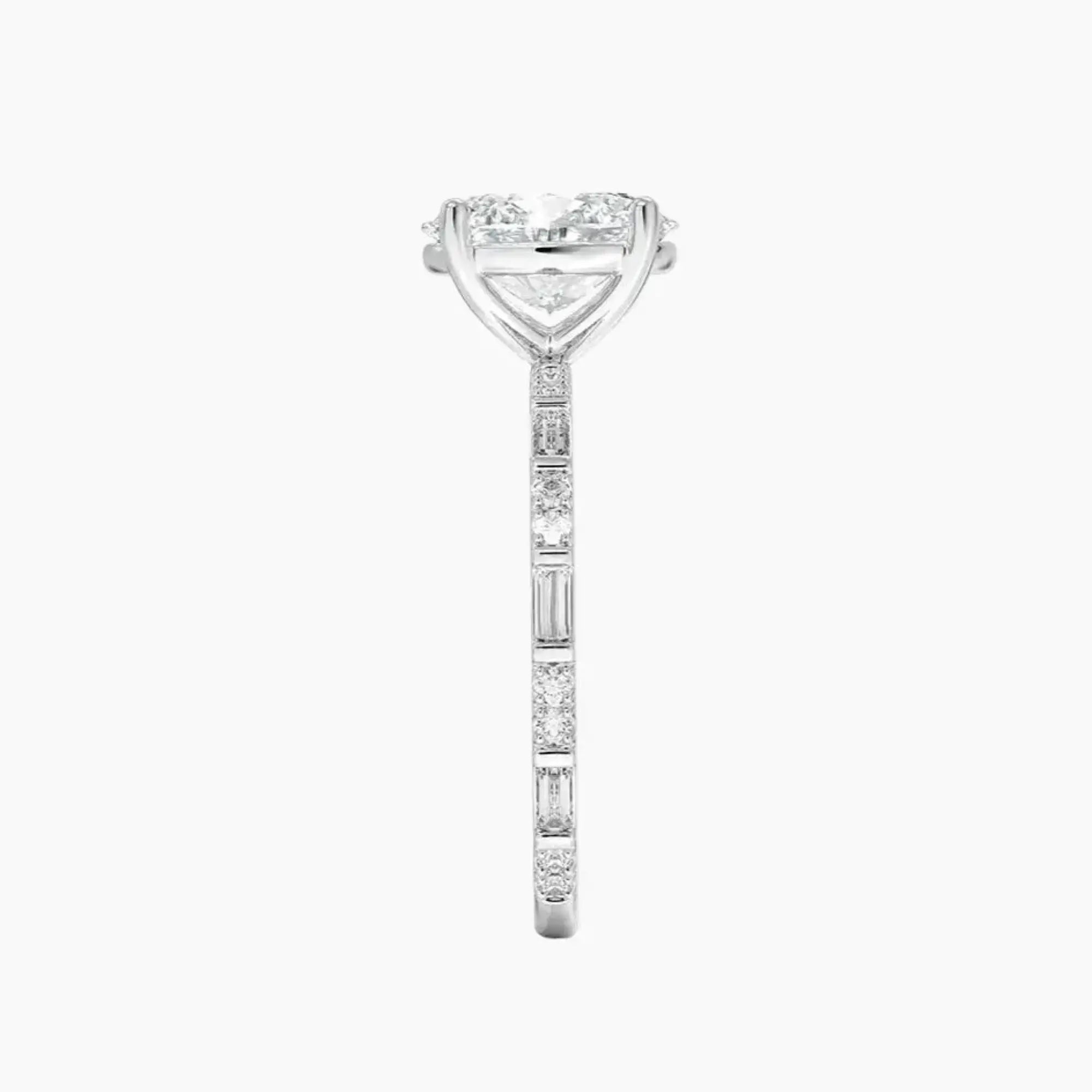 OBSER297 - Evelina Solitaire Oval engagement ring setting view 3