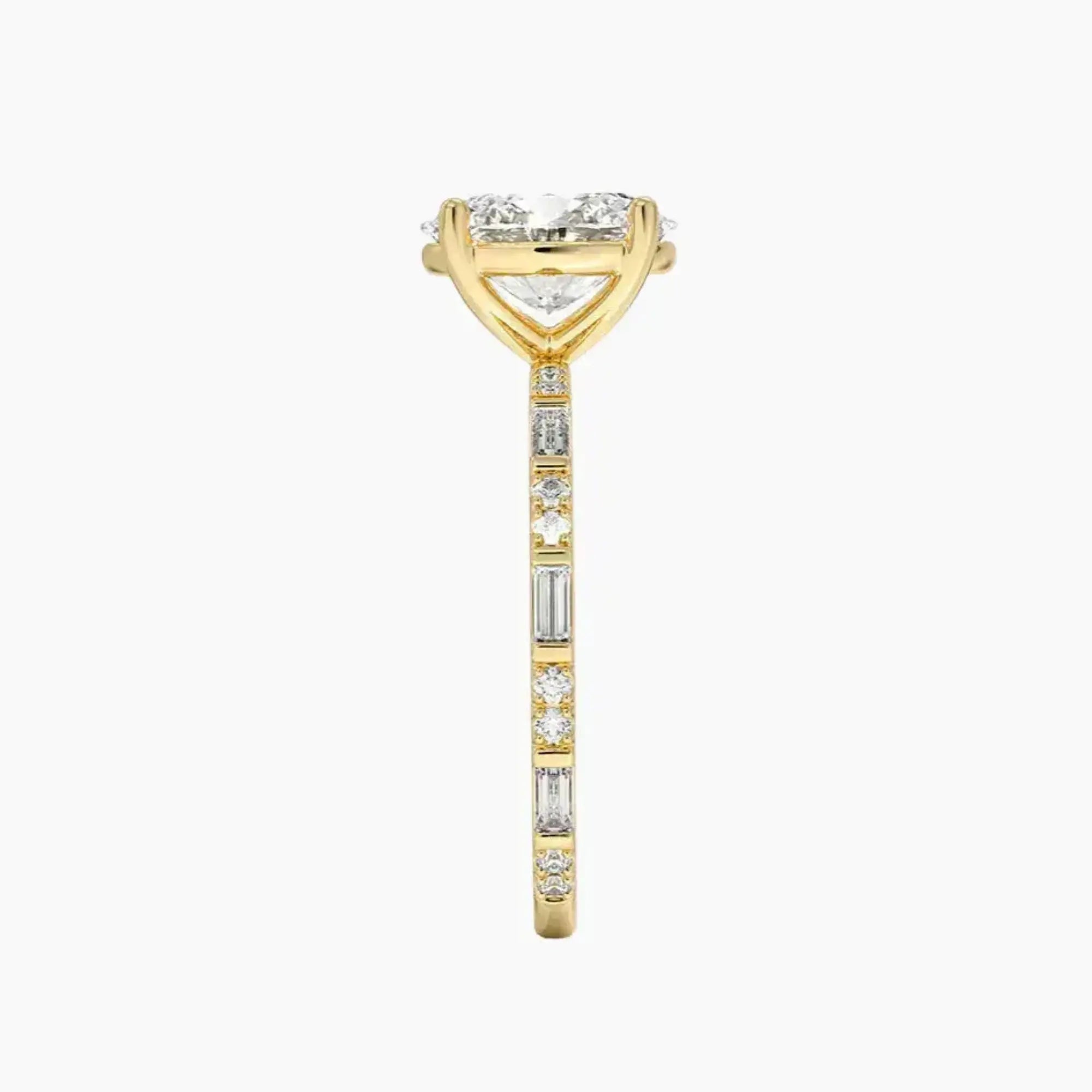 OBSER297 - Evelina Solitaire Oval engagement ring setting view 9