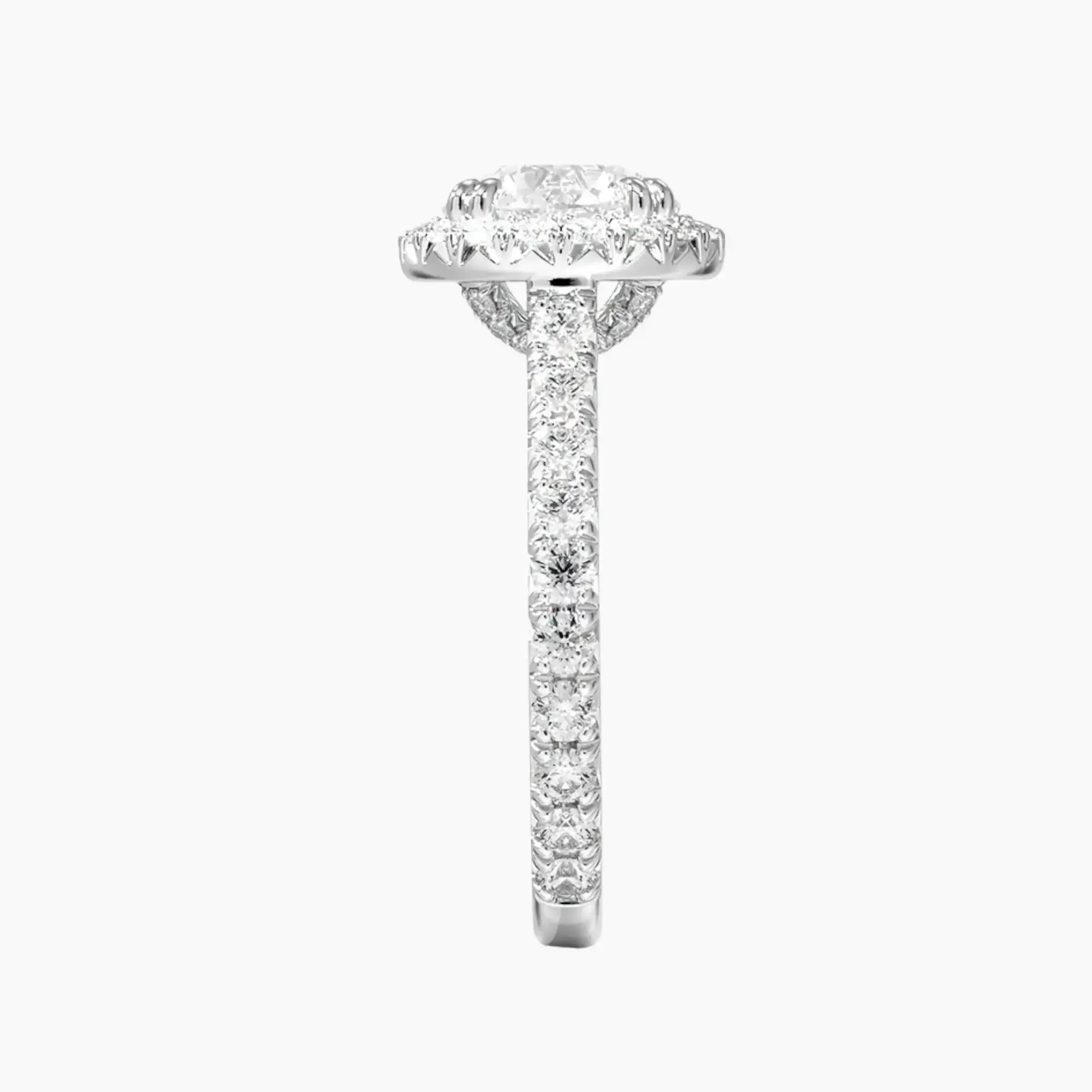 OBSER518 - Ophelia Halo Round engagement ring setting view 3