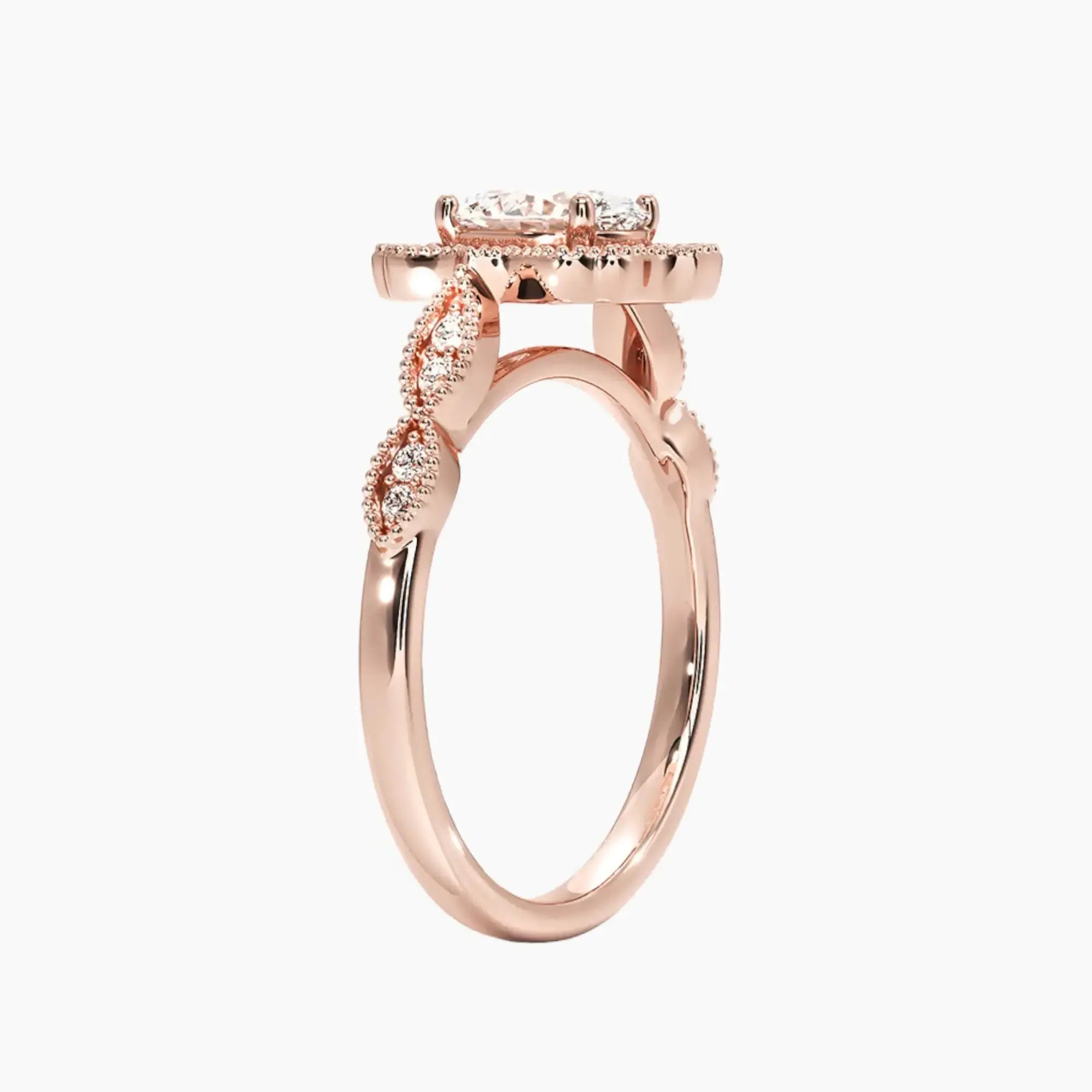 OBSER479 - Talitha Halo Oval engagement ring setting view 5