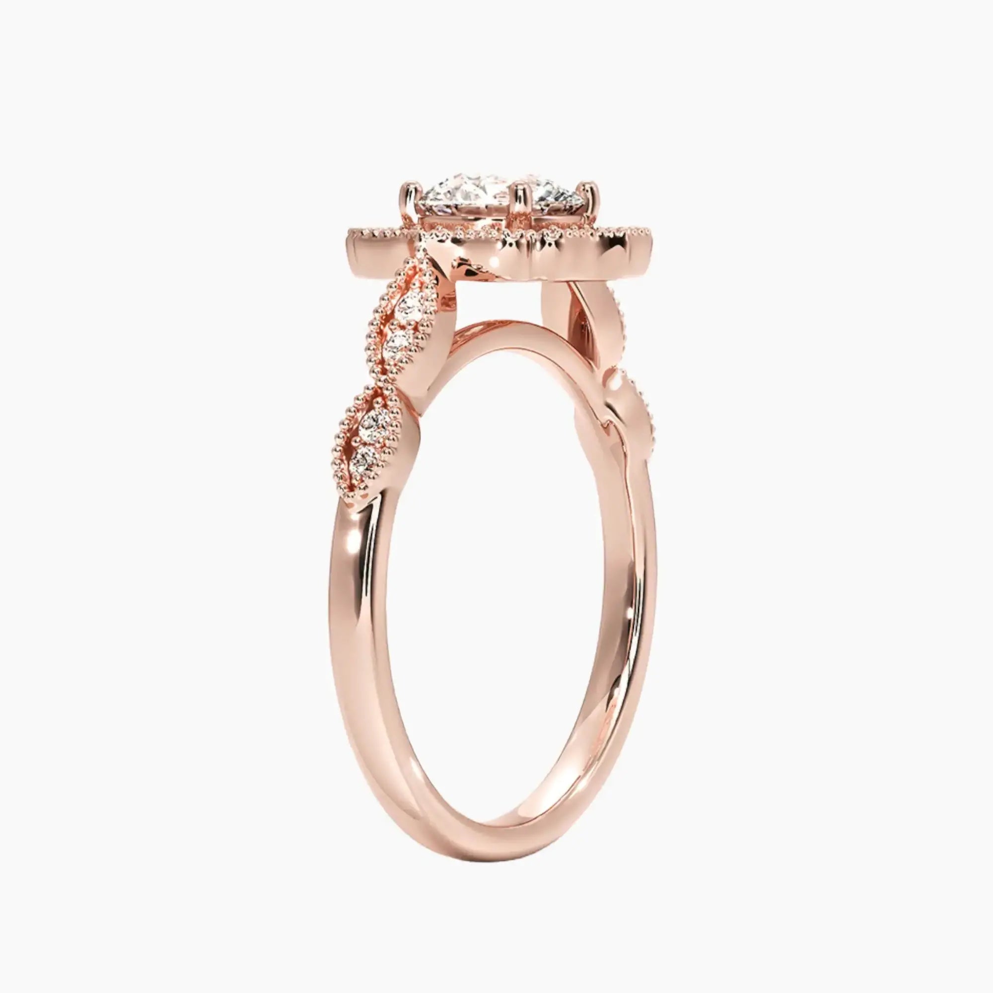 OBSER226 - Talitha Halo Round engagement ring setting view 5